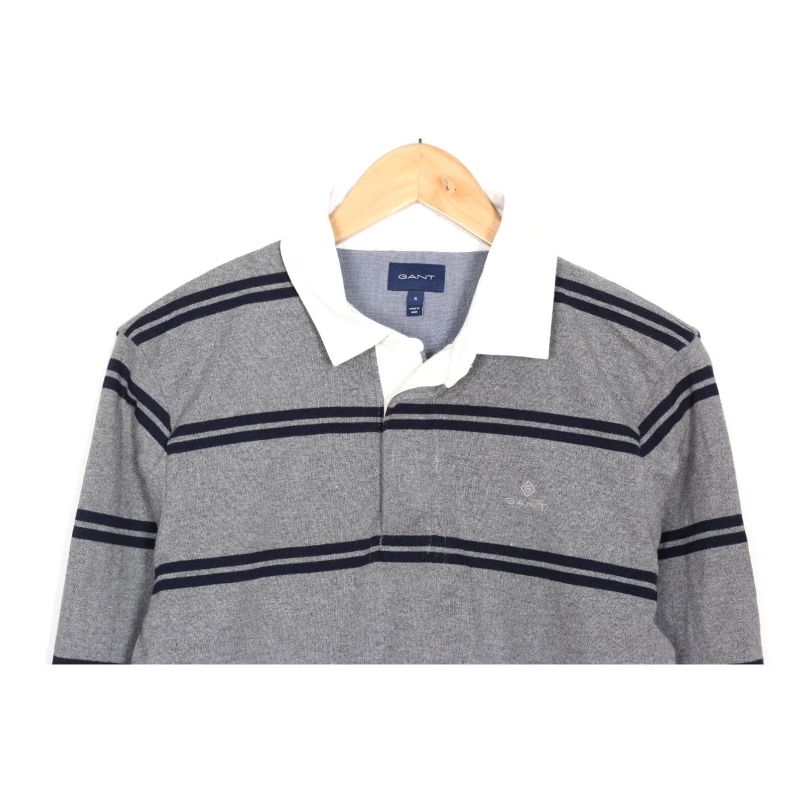 Gant GANT Polo Rugby Shirt Men Size S Long Sleeve Striped VR3908 Size US S / EU 44-46 / 1 - 3 Thumbnail