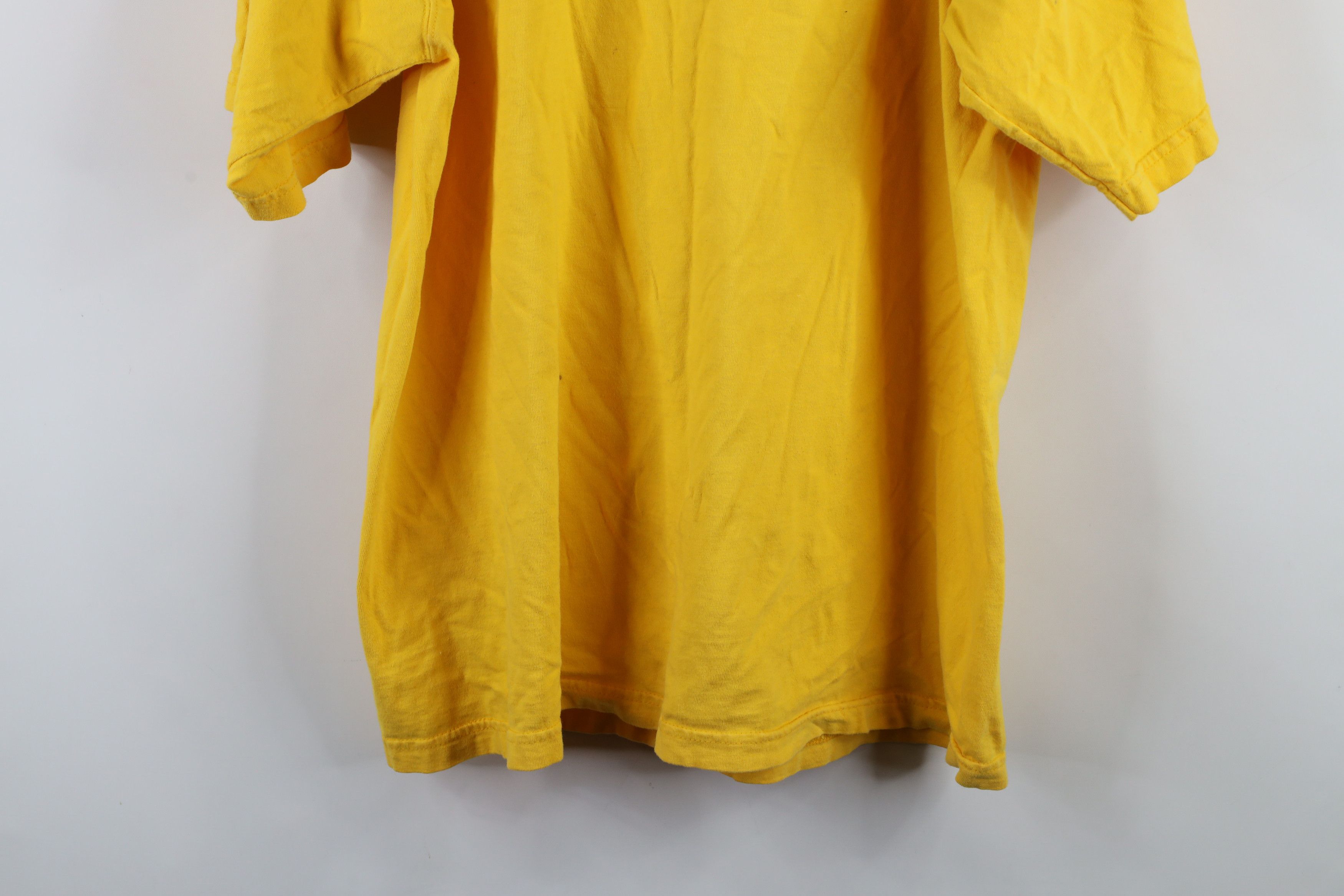 Ecko Unltd. × Vintage Vintage 90s Y2K Ecko Spell Out Baggy Fit T-Shirt Yellow Size US L / EU 52-54 / 3 - 16 Thumbnail