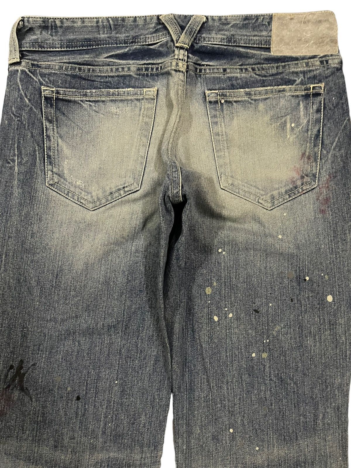 Vanquish Vintage Japan Vanquish Paint Splatter Distressed Jeans Size US 31 - 4 Thumbnail