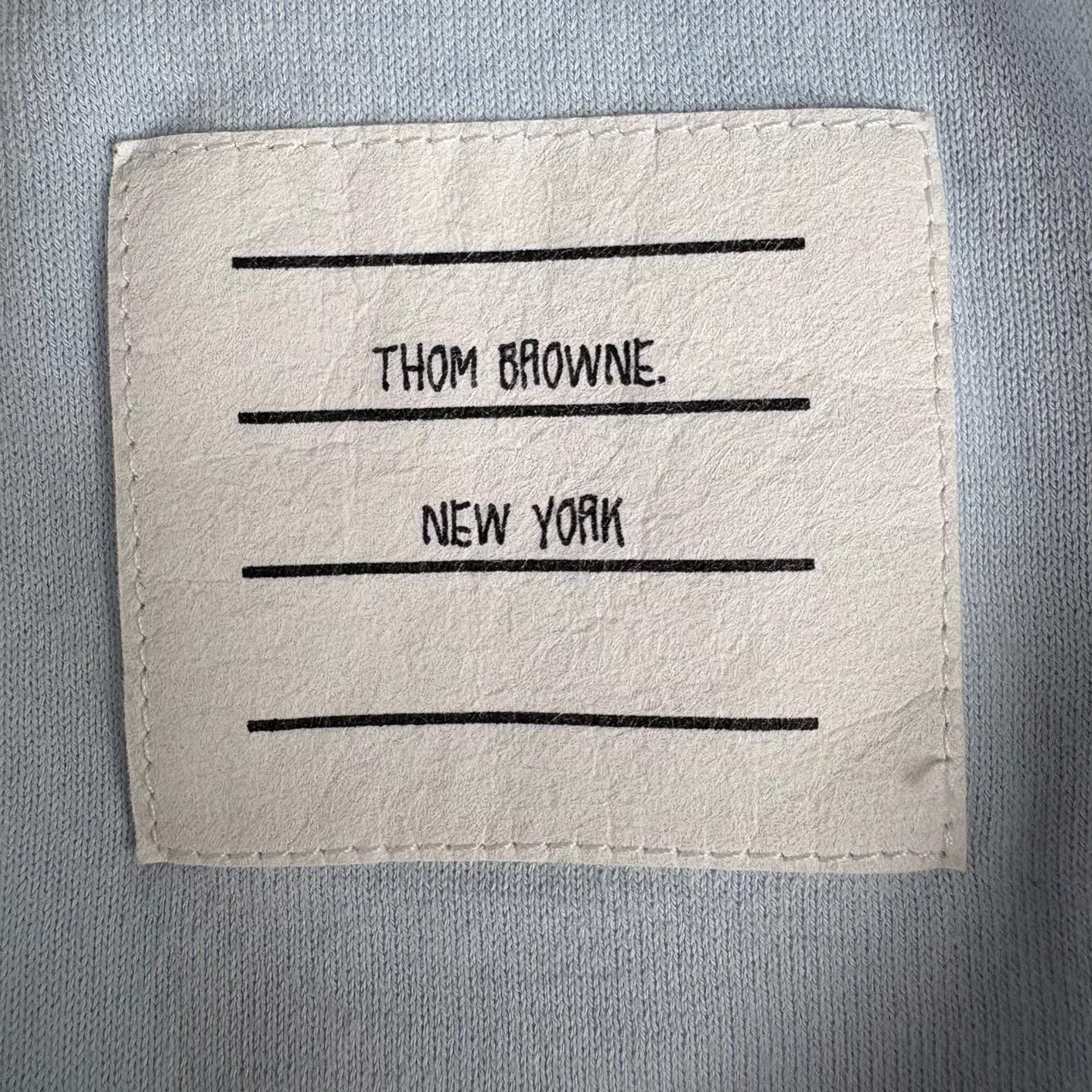 Thom Browne TB SS24 4-Bar Pique Rabbit Sausage Embro Crewneck LS Tee Size XS / US 0-2 / IT 36-38 - 6 Thumbnail