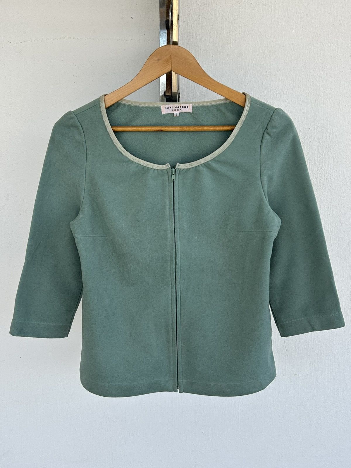 Marc Jacobs Marc Jacobs Look Green Zipped Top Size M / US 6-8 / IT 42-44 - 1 Thumbnail