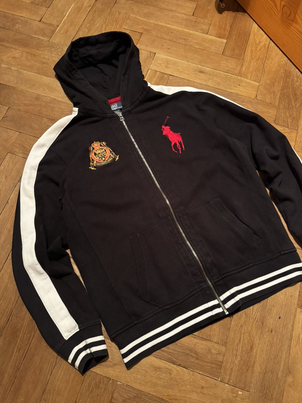 Polo Ralph Lauren × Ralph Lauren Big Pony Black Hoodie