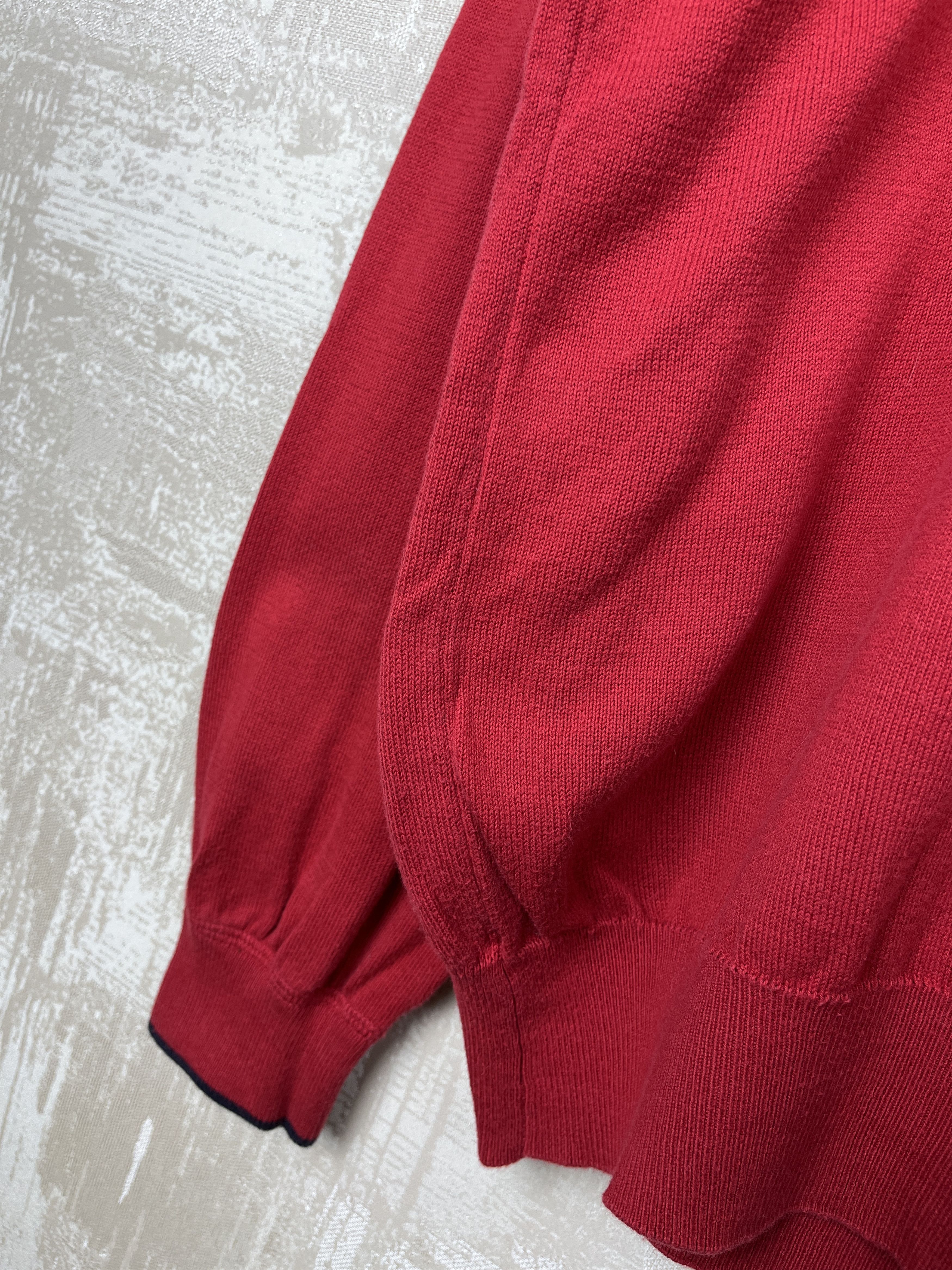 Burberry Burberry London Pullover Cotton Sweater 1/4 Zip Size US L / EU 52-54 / 3 - 12 Thumbnail