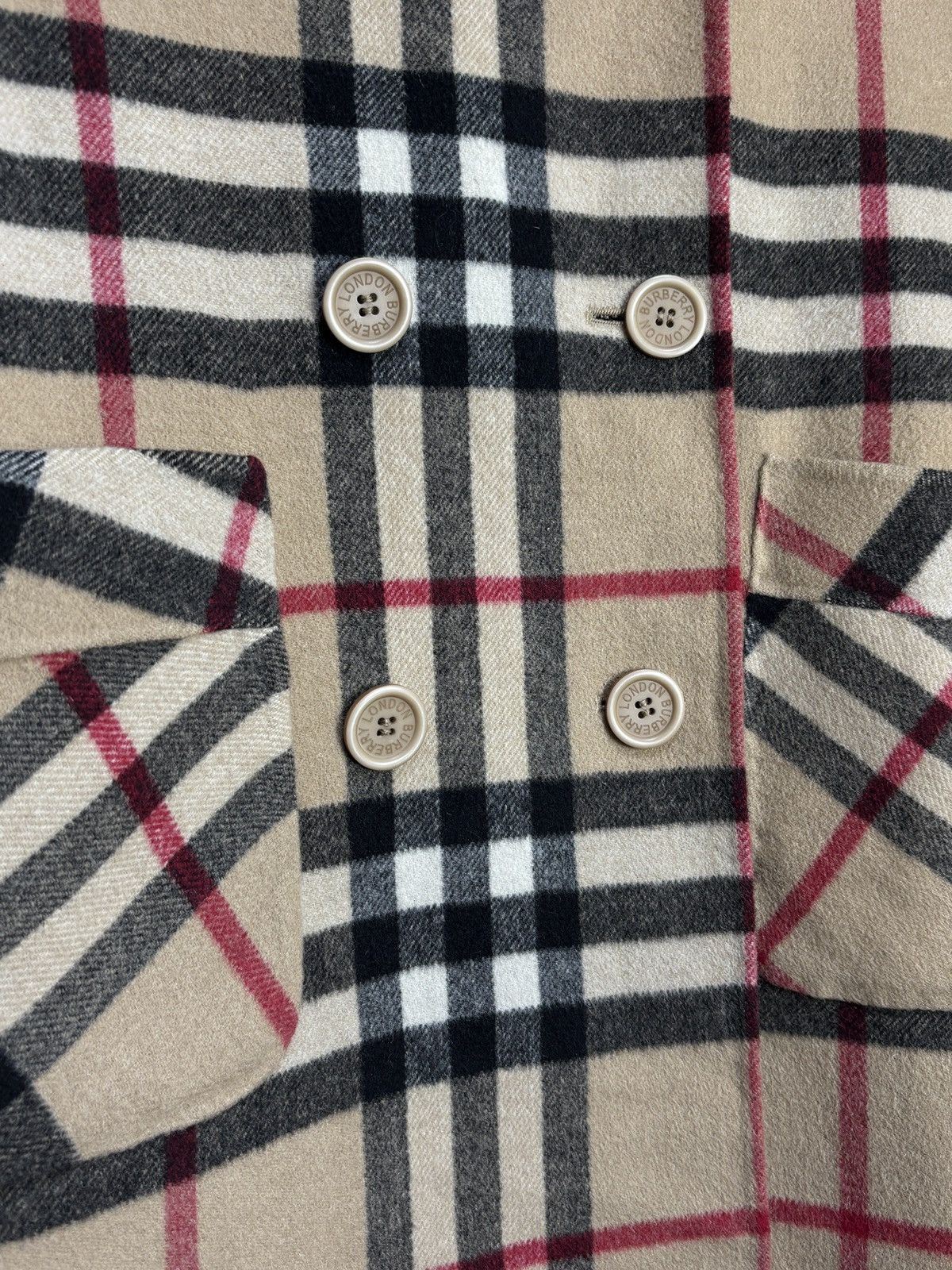 Burberry Burberry Cashmere Nova Check Hooded Coat Size S / US 4 / IT 40 - 8 Thumbnail