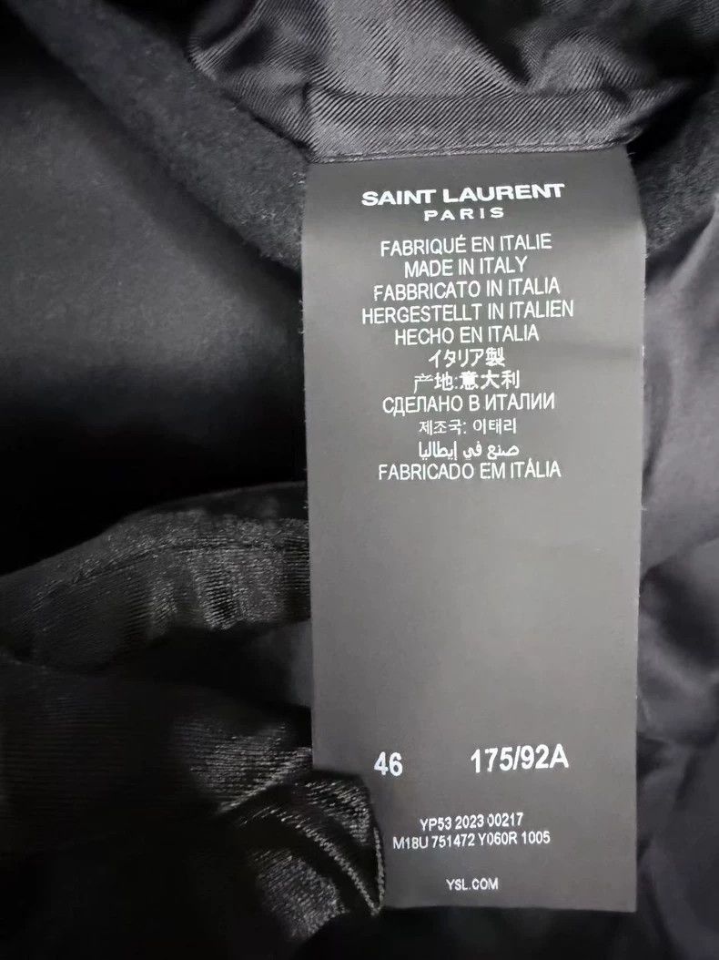 Yves Saint Laurent Saint Laurent 23 Show Style Double Breasted Smoking Suit 2 Size 46R - 6 Thumbnail