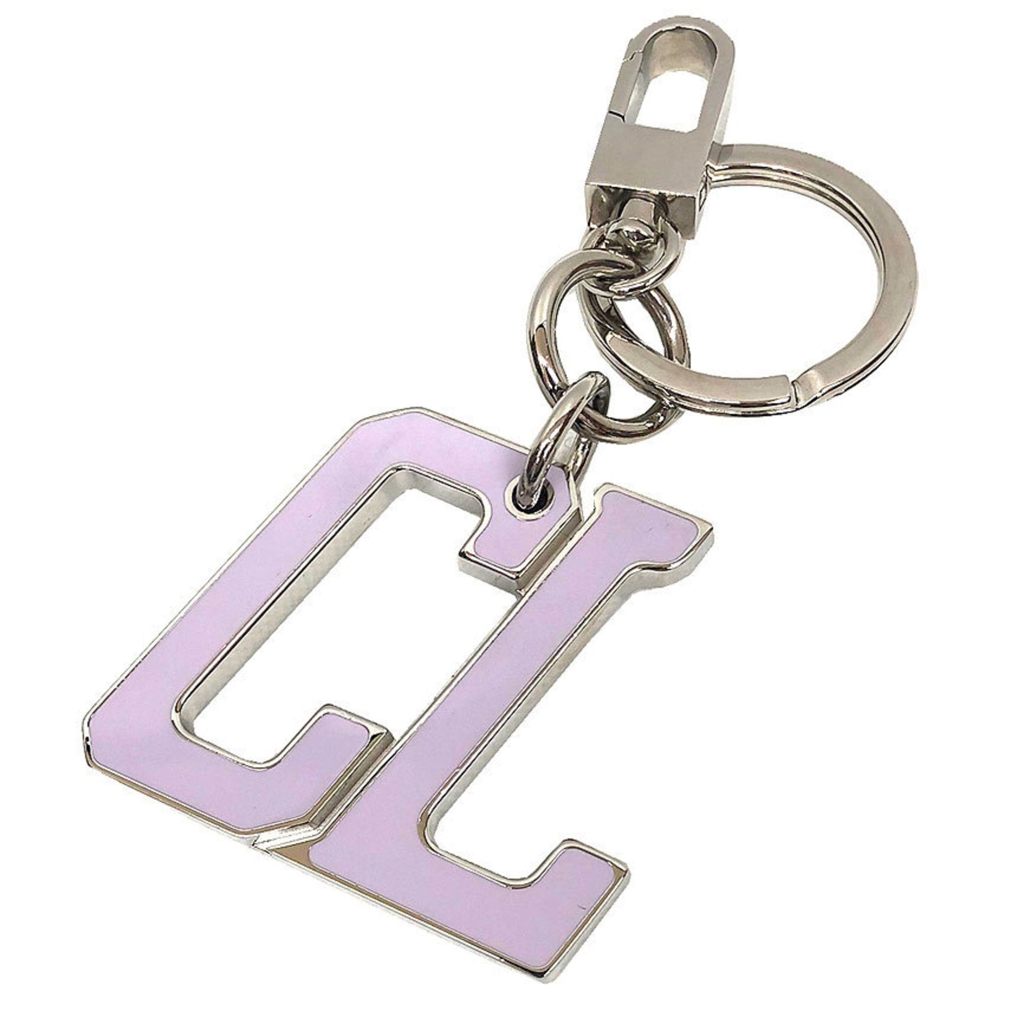 Christian Louboutin Christian Louboutin Keychain Key Ring Charm Metal Pink x Silver Size ONE SIZE - 1 Thumbnail