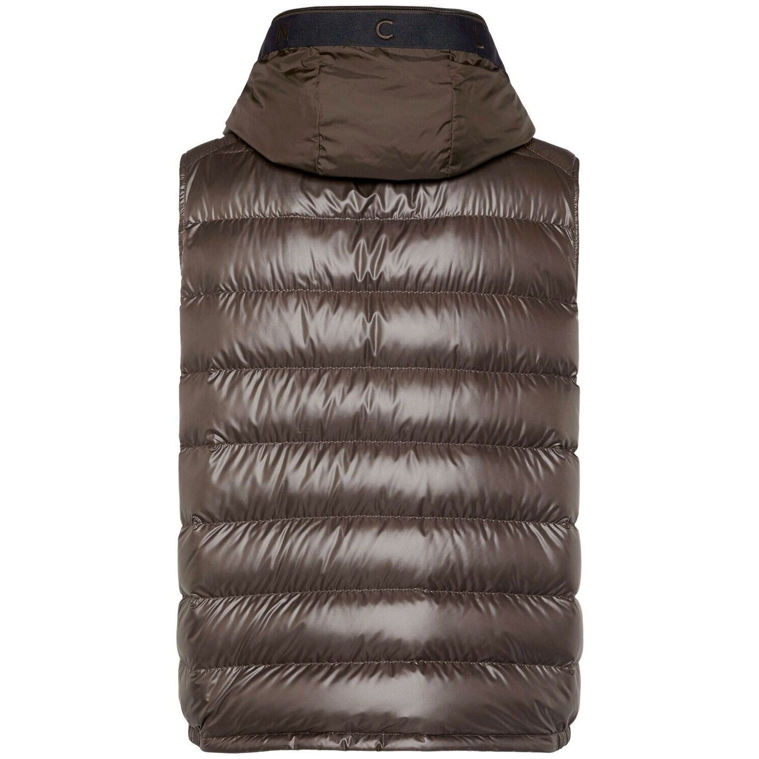MONCLER Barant Men's Brown Down Vest New (Men's size:M;)