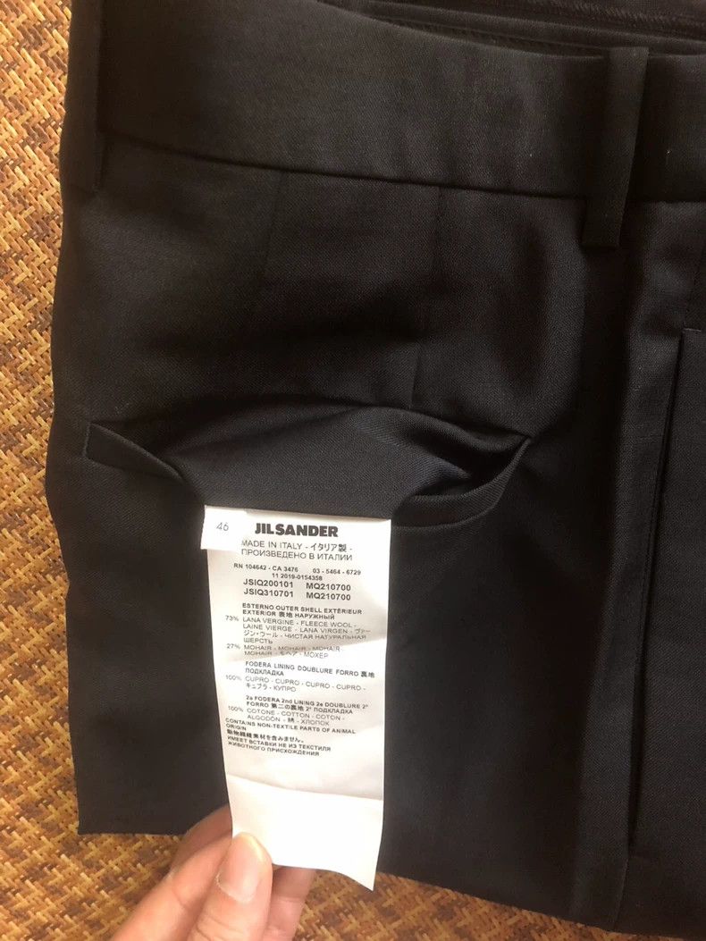 Jil Sander Jil Sander wool casual dress pant Size 30" / US 8 / IT 44 - 4 Thumbnail