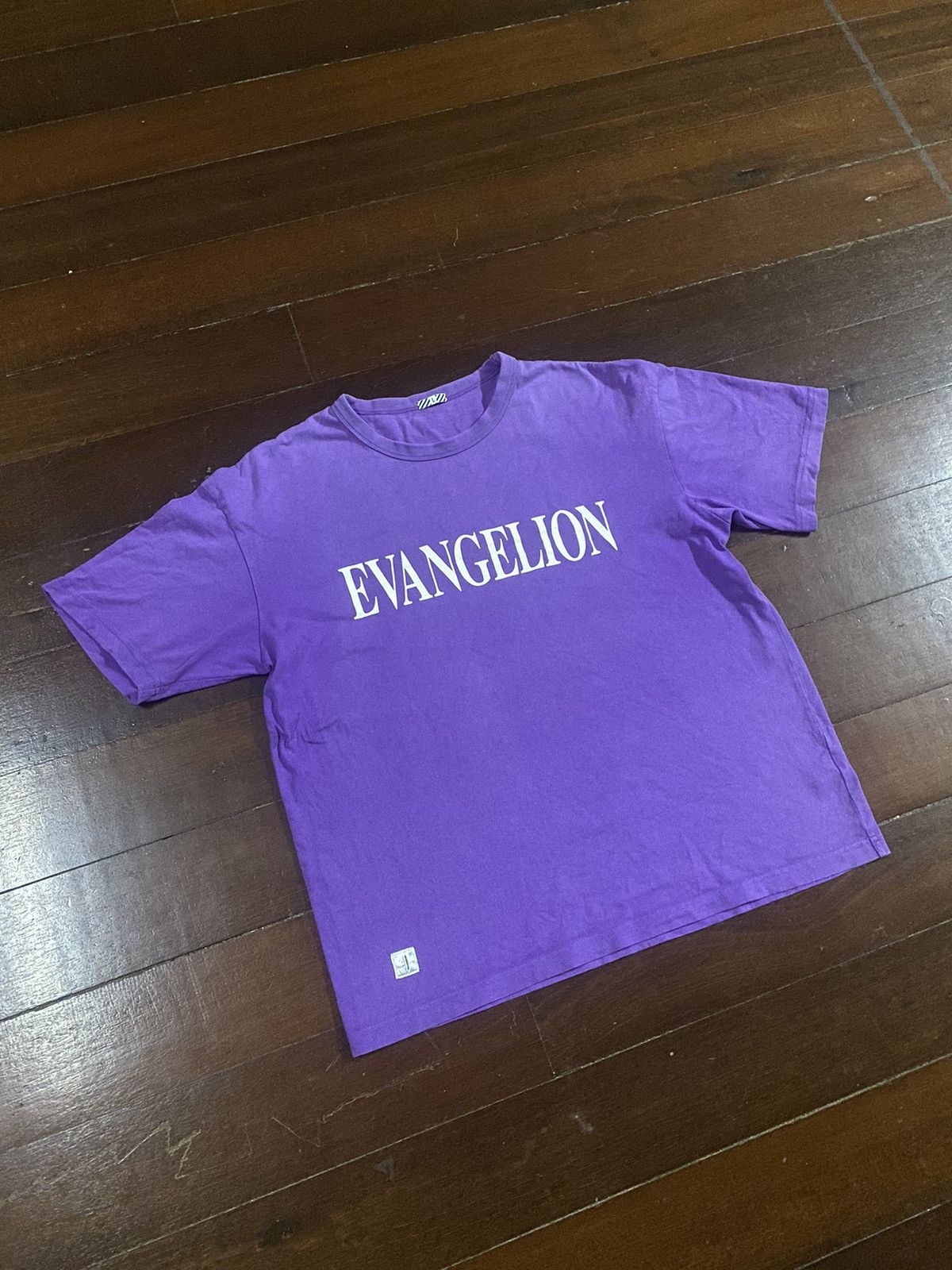 Anime × Japanese Brand *Rare!! Evangelion X Gu Spellout tee Size US L / EU 52-54 / 3 - 3 Thumbnail