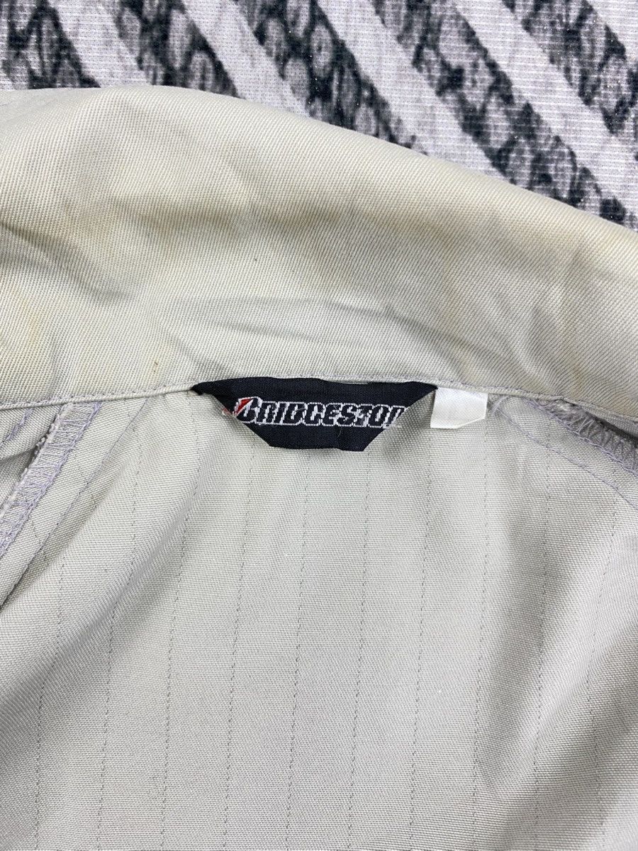 Japanese Brand Vintage Bridgestone Stain Racing Sports Zipper Jacket Size US L / EU 52-54 / 3 - 11 Thumbnail