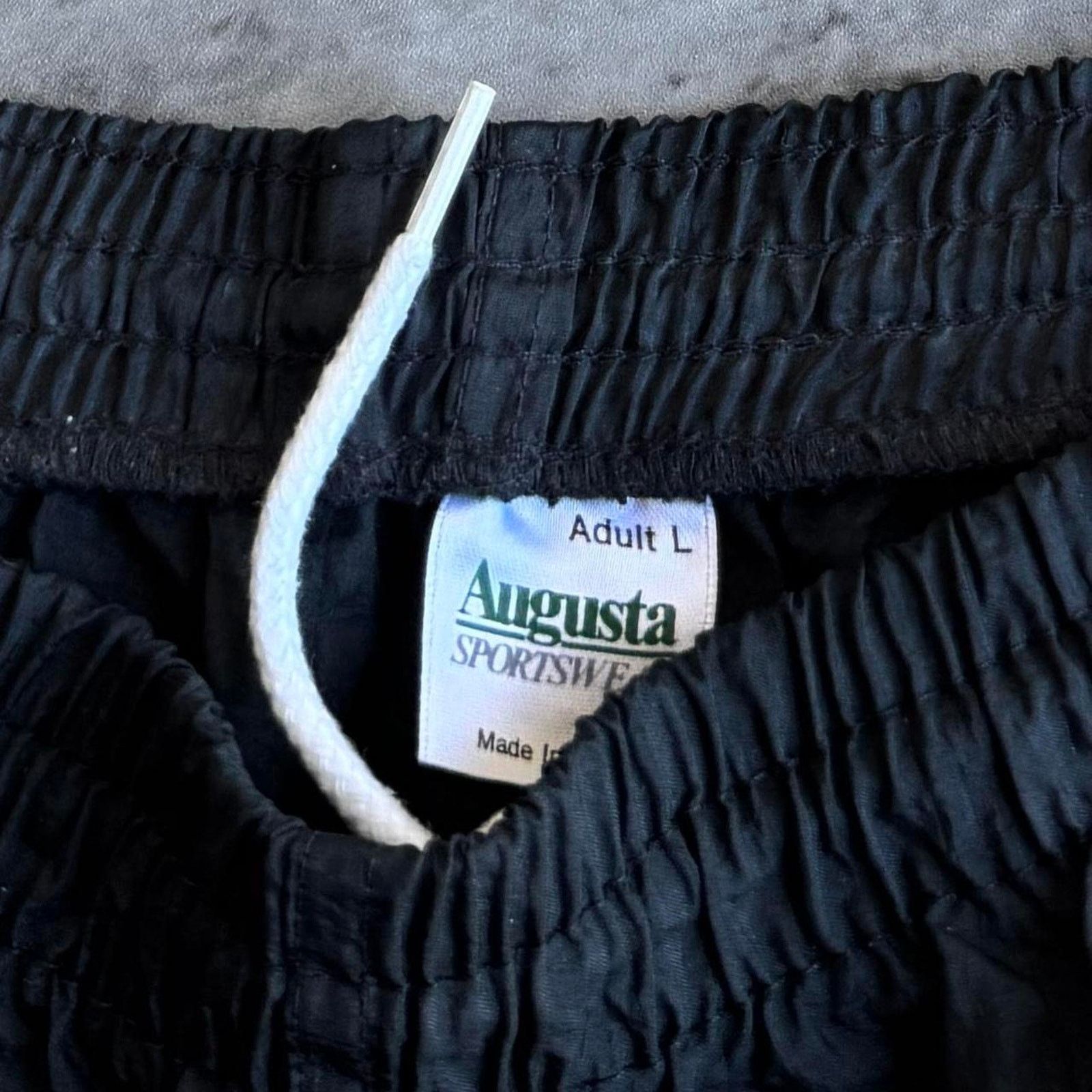 Japanese Brand × Vintage Vintage Y2K Black Lightweight Nylon Grunge Opium Sweatpants Size US 30 / EU 46 - 3 Thumbnail