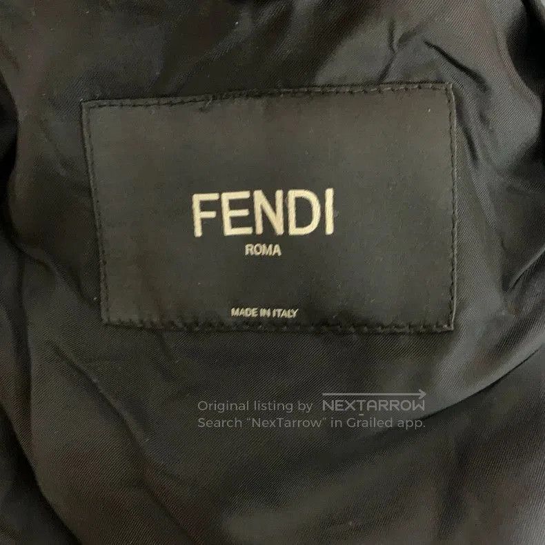 Fendi Fendi FF Monogram Shearling Wool Jacket. Size US XL / EU 56 / 4 - 4 Thumbnail