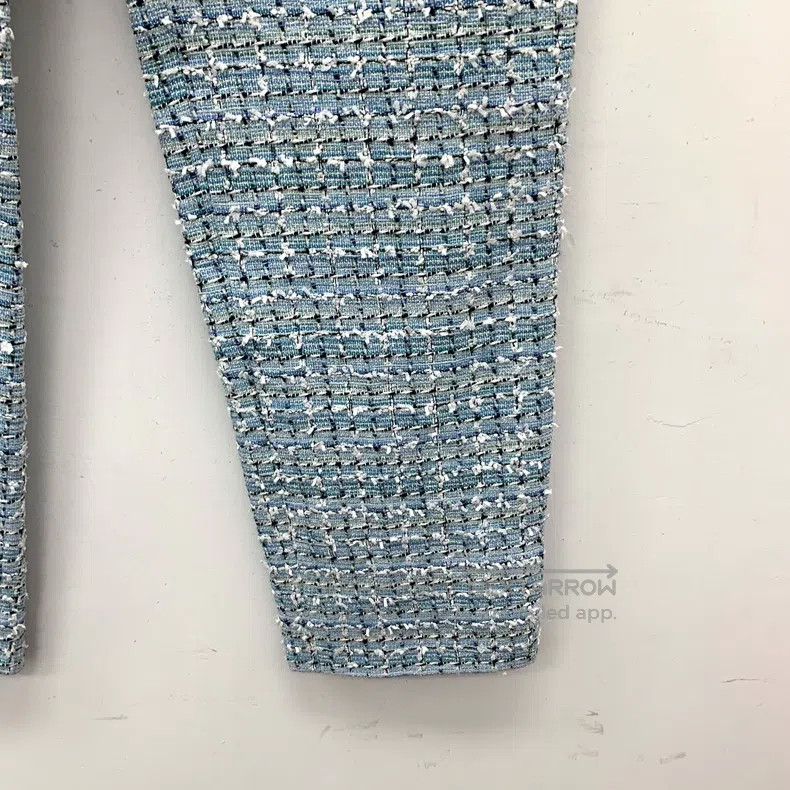Chanel Chanel Cruise Series Blue Cotton Woven Tweed Casual Trouse Size 25" / US 0 / IT 36 - 5 Thumbnail