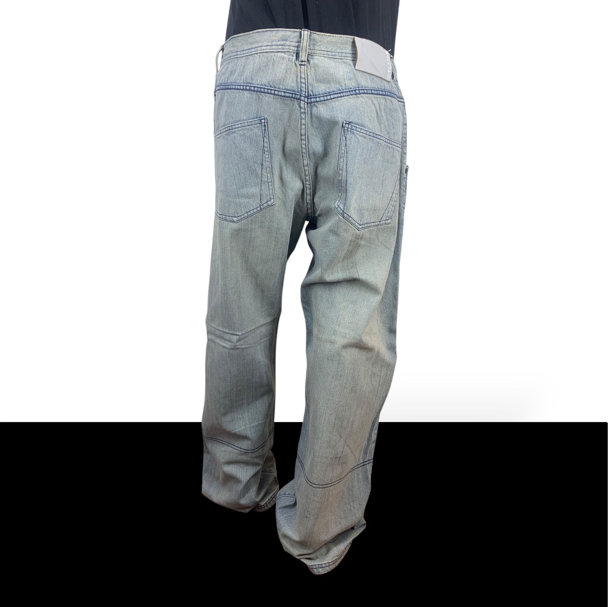 Sean John Sean John Jeans Knee Patch Jeans Hip Hop Skateboard Pants Size US 37 - 2 Thumbnail