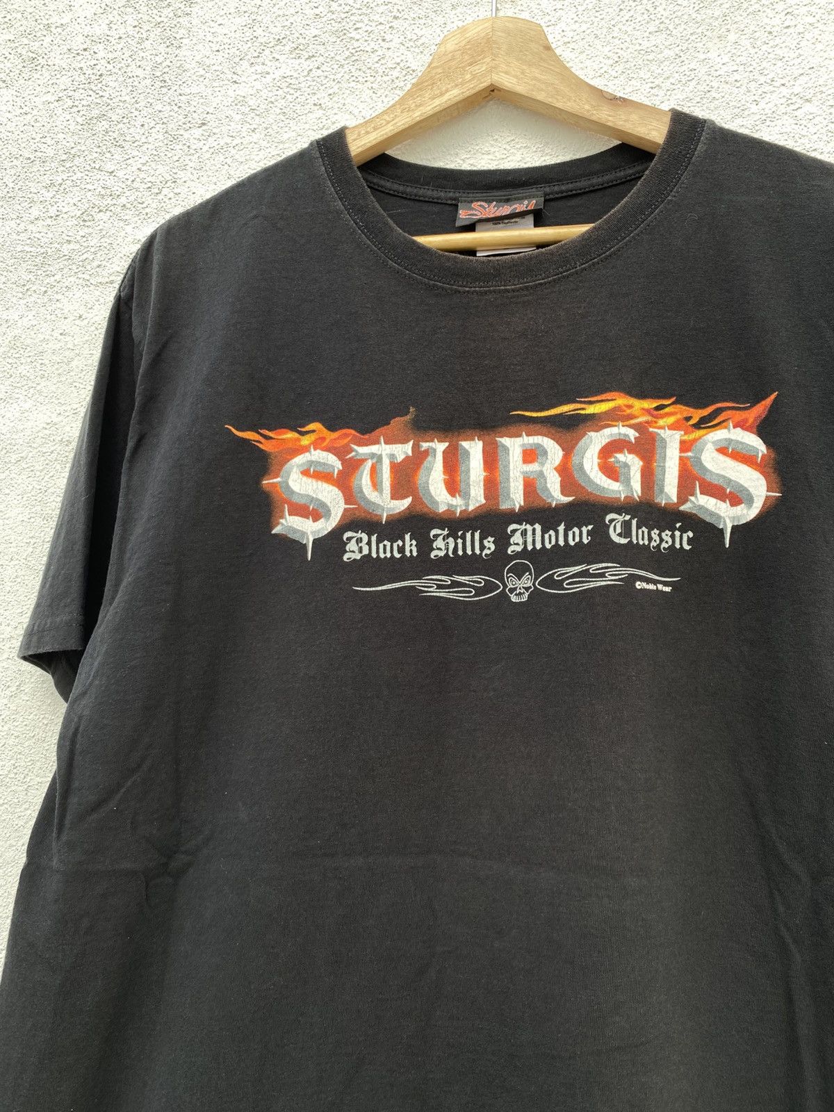 Harley Davidson Vintage Sturgis Ghost Rider Skull Flame Motorcycle Size US L / EU 52-54 / 3 - 9 Thumbnail