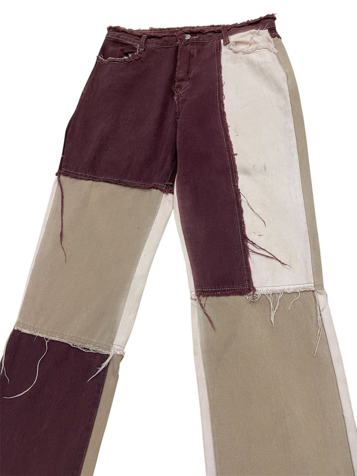 Designer × Japanese Brand × Vintage 90’s PATCHWORK PANTS INSPIRED KAPITAL JAPAN Size US 31 - 2 Thumbnail