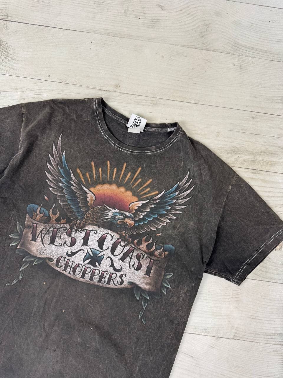 West Coast Choppers Vintage West Coast Choppers Eagle Bike T Shirt Moto 90s USA Size US XL / EU 56 / 4 - 2 Thumbnail