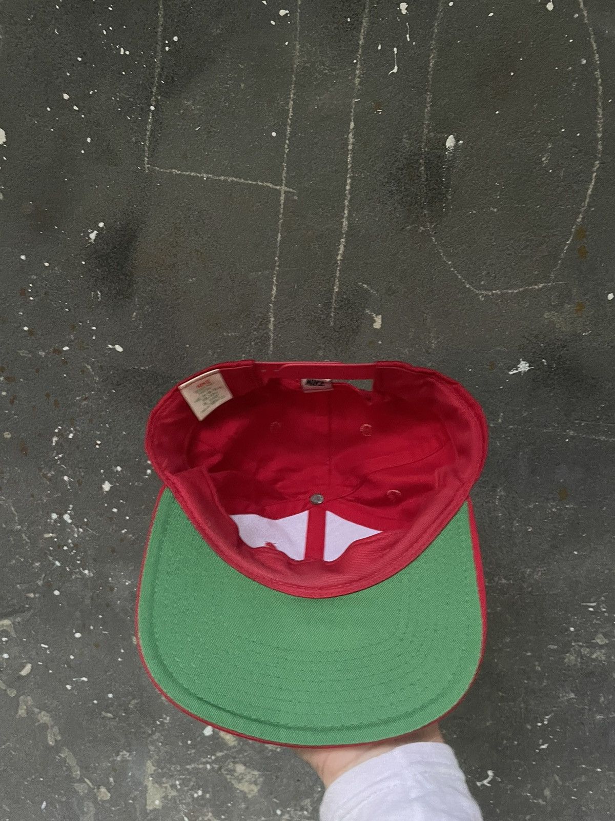 Nike Nike Vintage 80’s Red Cap Y2K Center Logo Size ONE SIZE - 7 Thumbnail