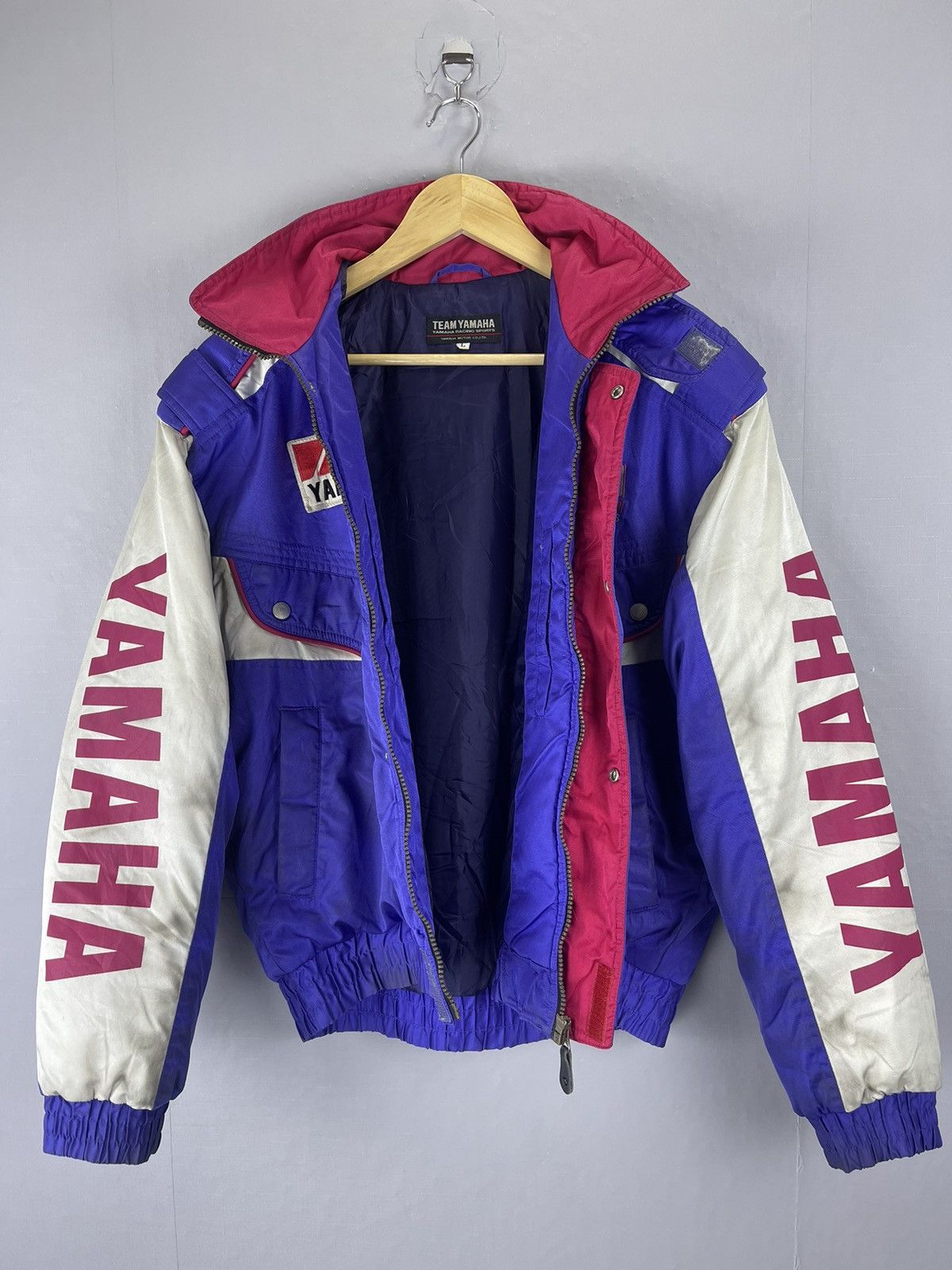 Yamaha VINTAGE TEAM YAMAHA Racing Sport Full Printed Biker Jacket Size US L / EU 52-54 / 3 - 11 Thumbnail