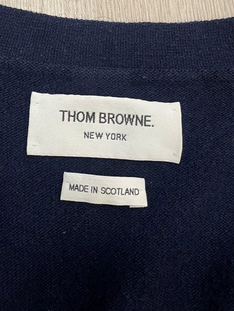 Thom Browne Thom Browne size1 A Tibetan blue four-striped cashmere swea Size US S / EU 44-46 / 1 - 5 Thumbnail