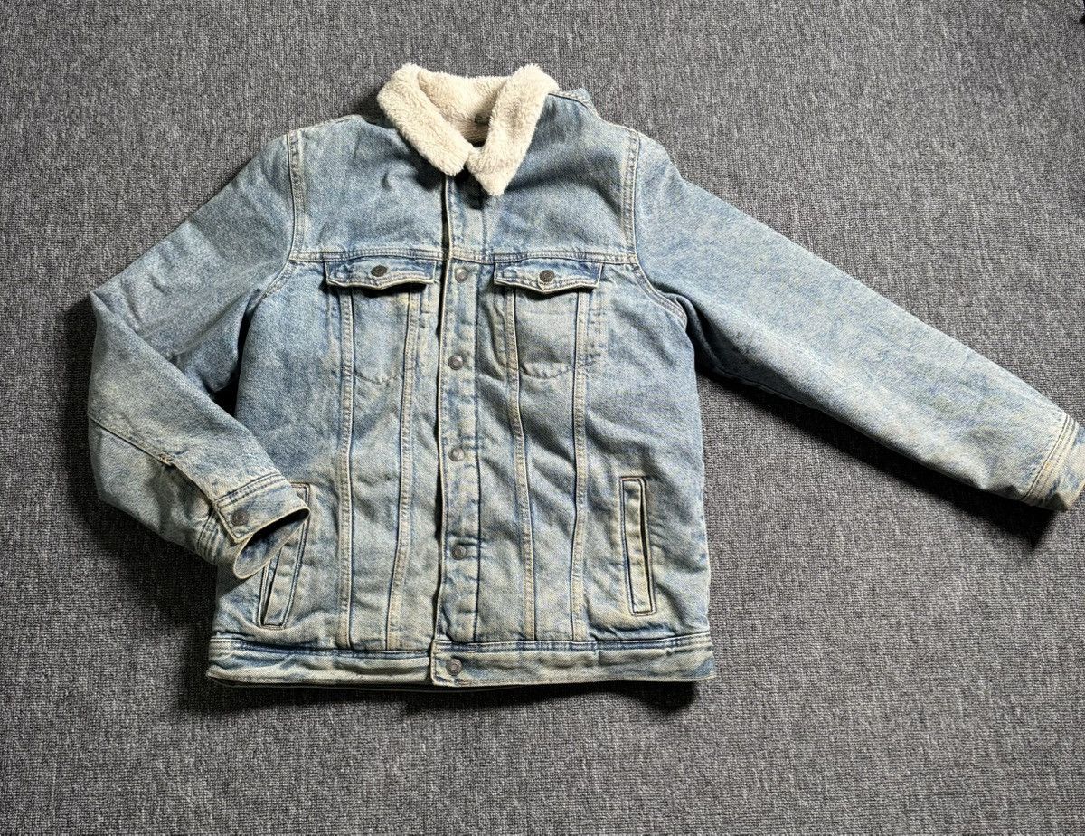 Pull & Bear Pull And Bear Lined Mens Denim Jacket Size M Size US L / EU 52-54 / 3 - 1 Thumbnail
