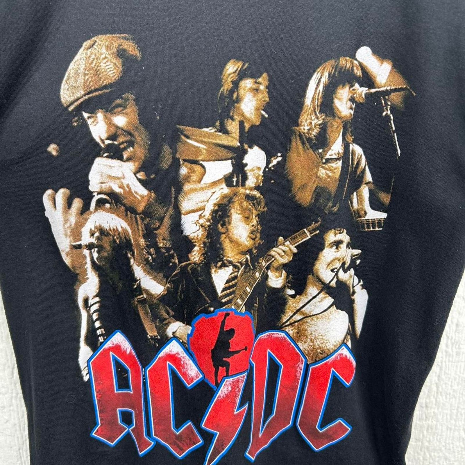 Jerzees Vintage 80’s Jerzees AC/DC Rock Band Concert Tee Size Small Size US S / EU 44-46 / 1 - 3 Thumbnail