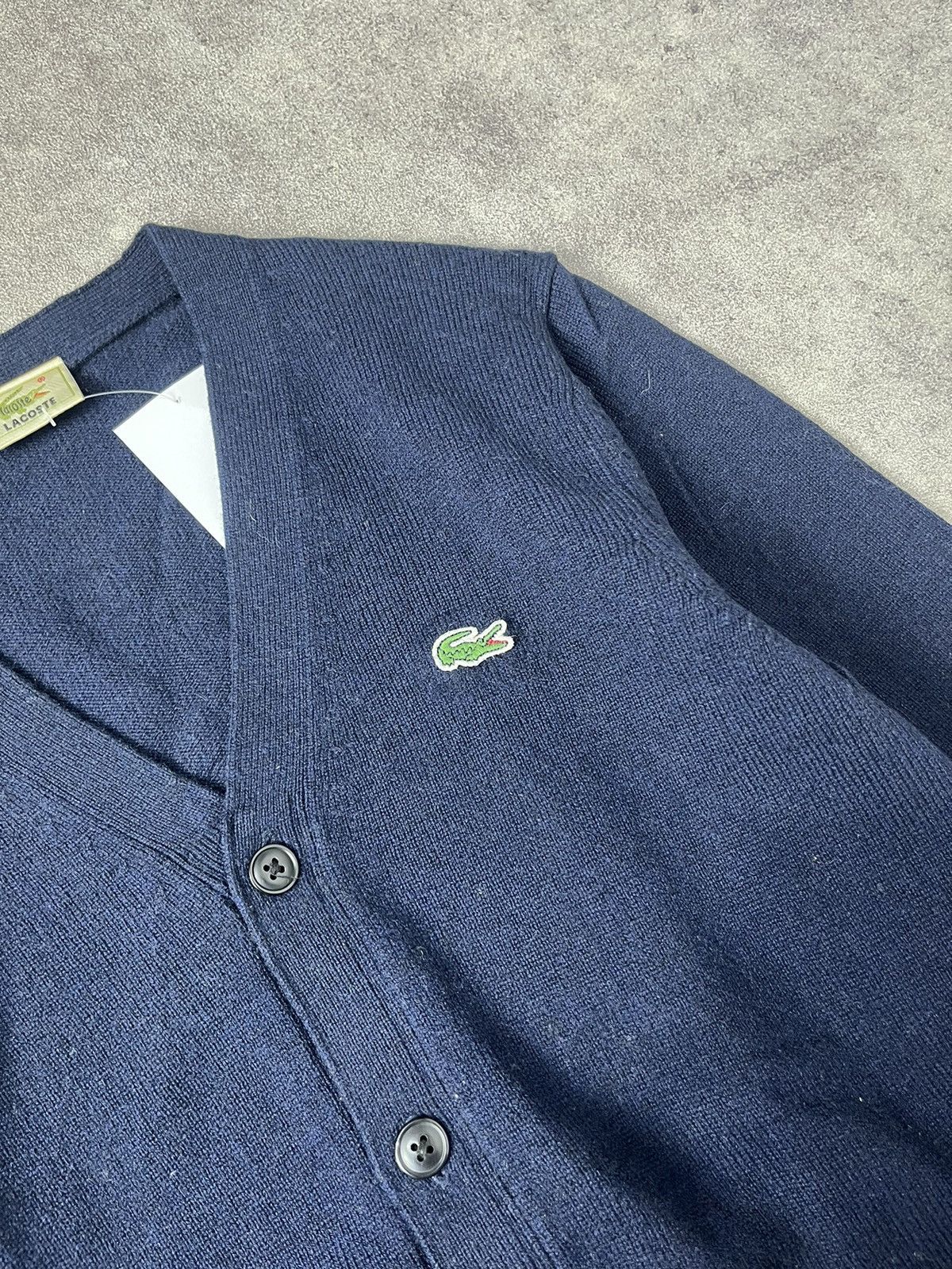 Lacoste Lacoste carded wool cardigan knitwear Size US M / EU 48-50 / 2 - 4 Thumbnail