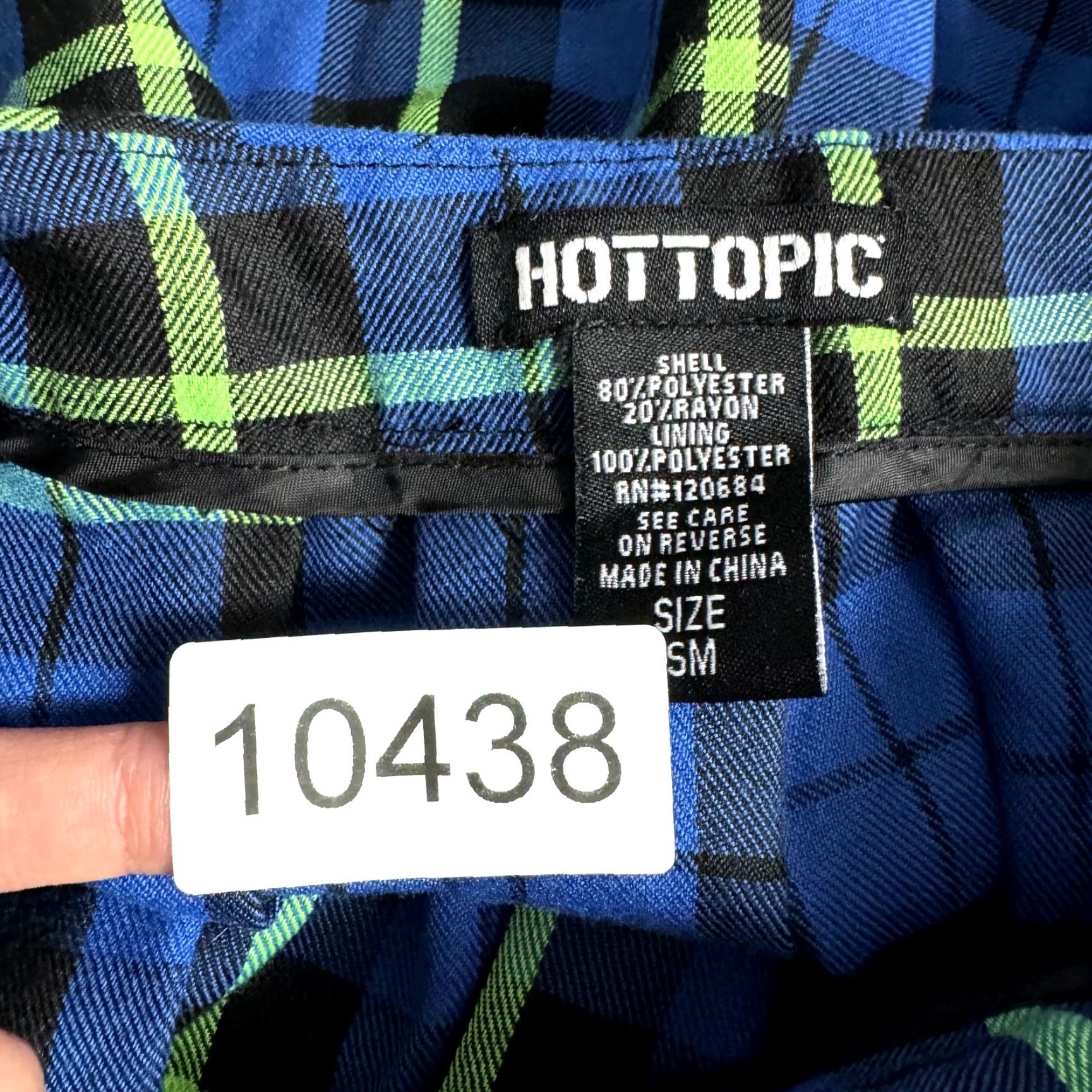 Hot Topic **Hot Topic Mini Pleated Skirt Small Blue Plaid Gothic Preppy** User: **Hot Topic Mini Skirt Small Blue Plaid Gothic Preppy** Size 28" / US 6 / IT 42 - 7 Thumbnail
