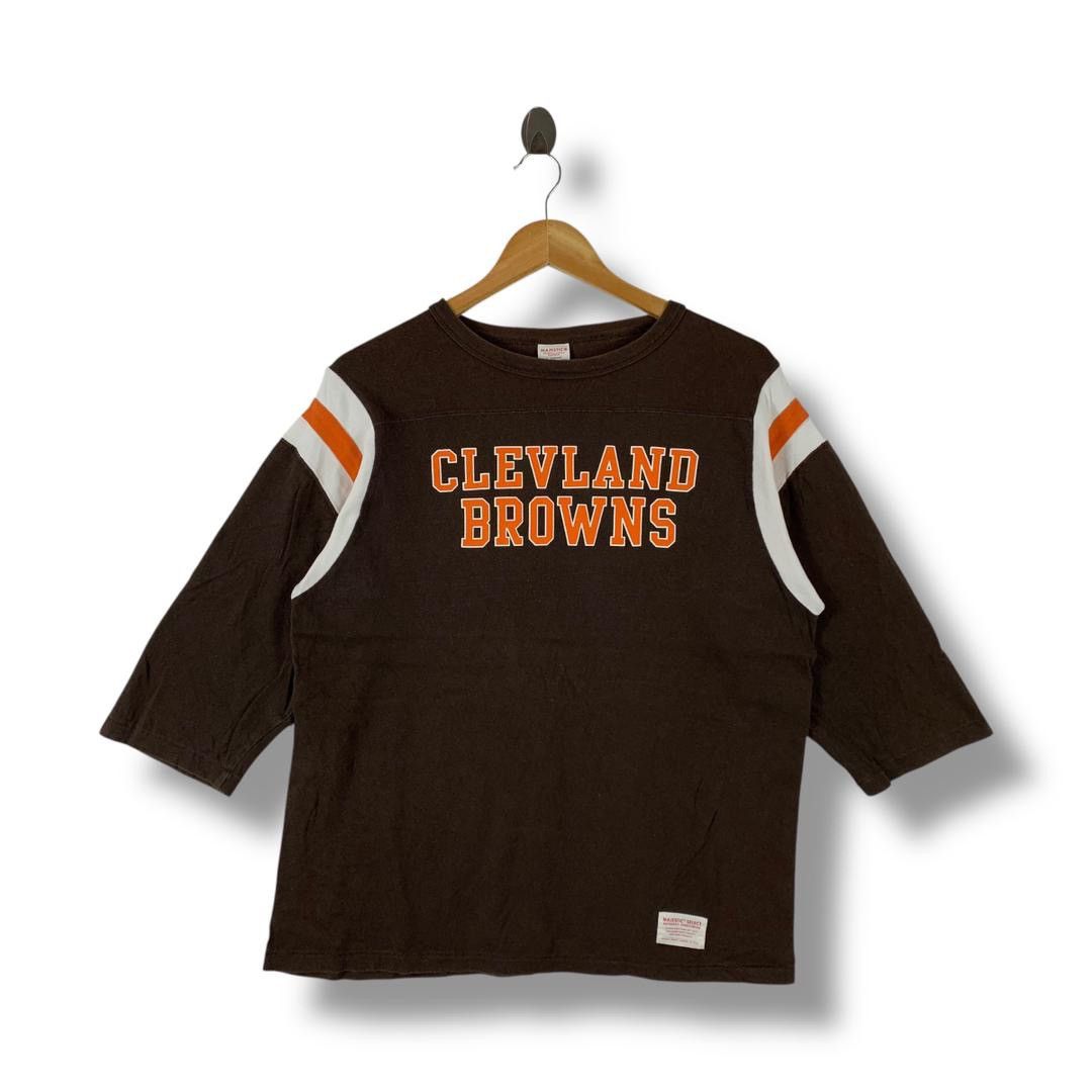 NFL Vintage CLEVLAND BROWNS Big logo printed 3Q tee Size US L / EU 52-54 / 3 - 1 Thumbnail