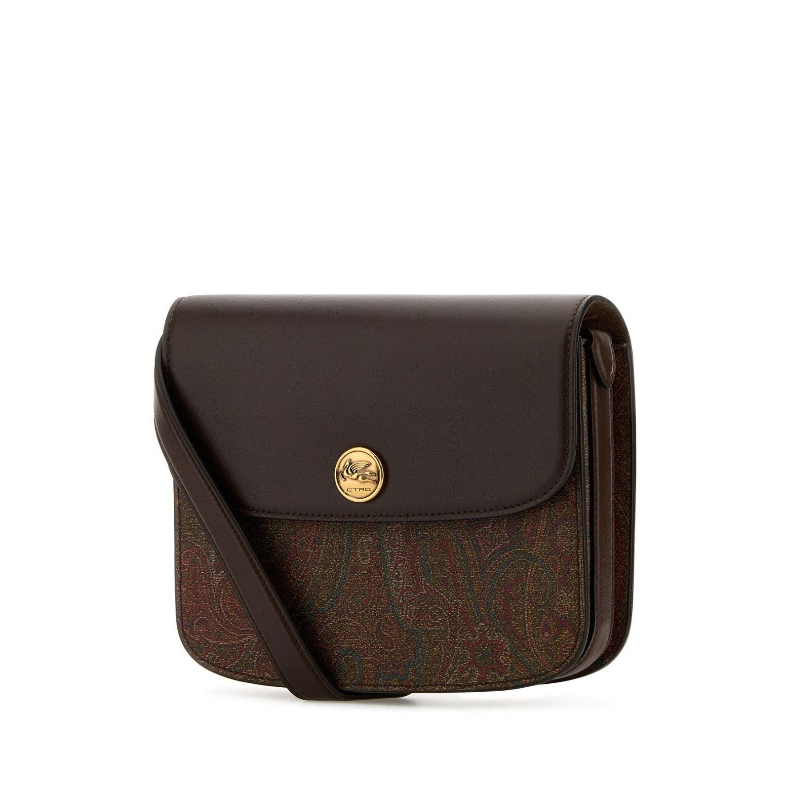 Etro ETRO Essential S Dark Brown Canvas Shoulder Bag New Size ONE SIZE - 2 Thumbnail