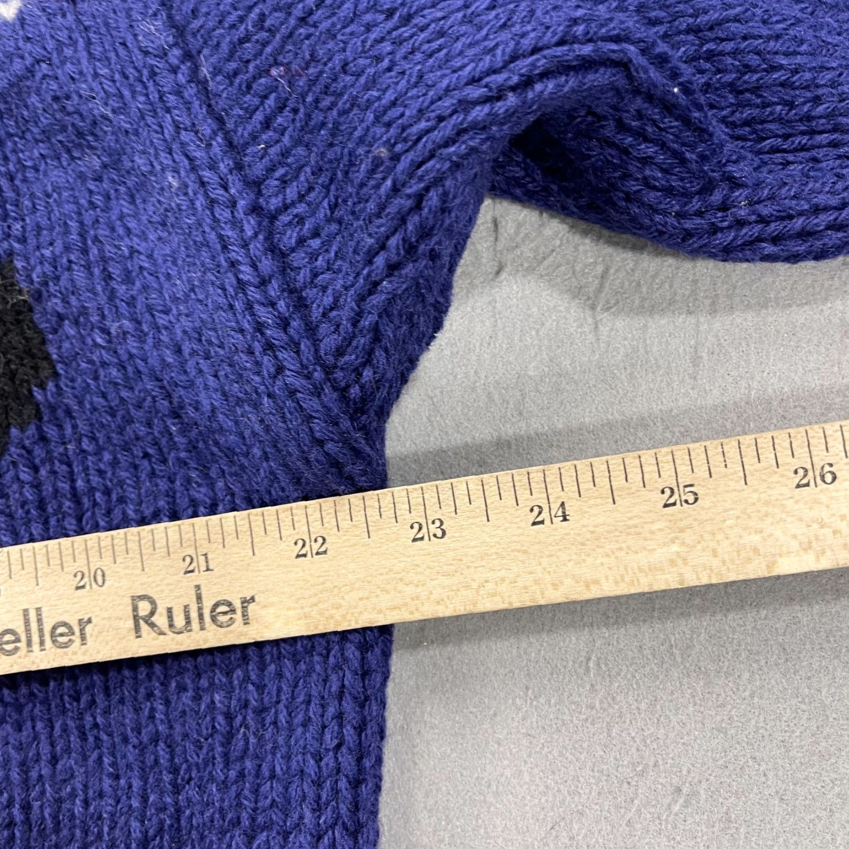 Vintage VINTAGE Woolrich Sweater Womens M Blue Dog Knit Wool Crewneck 90s Pullover Mens? Mädchen? Size M / US 6-8 / IT 42-44 - 7 Thumbnail