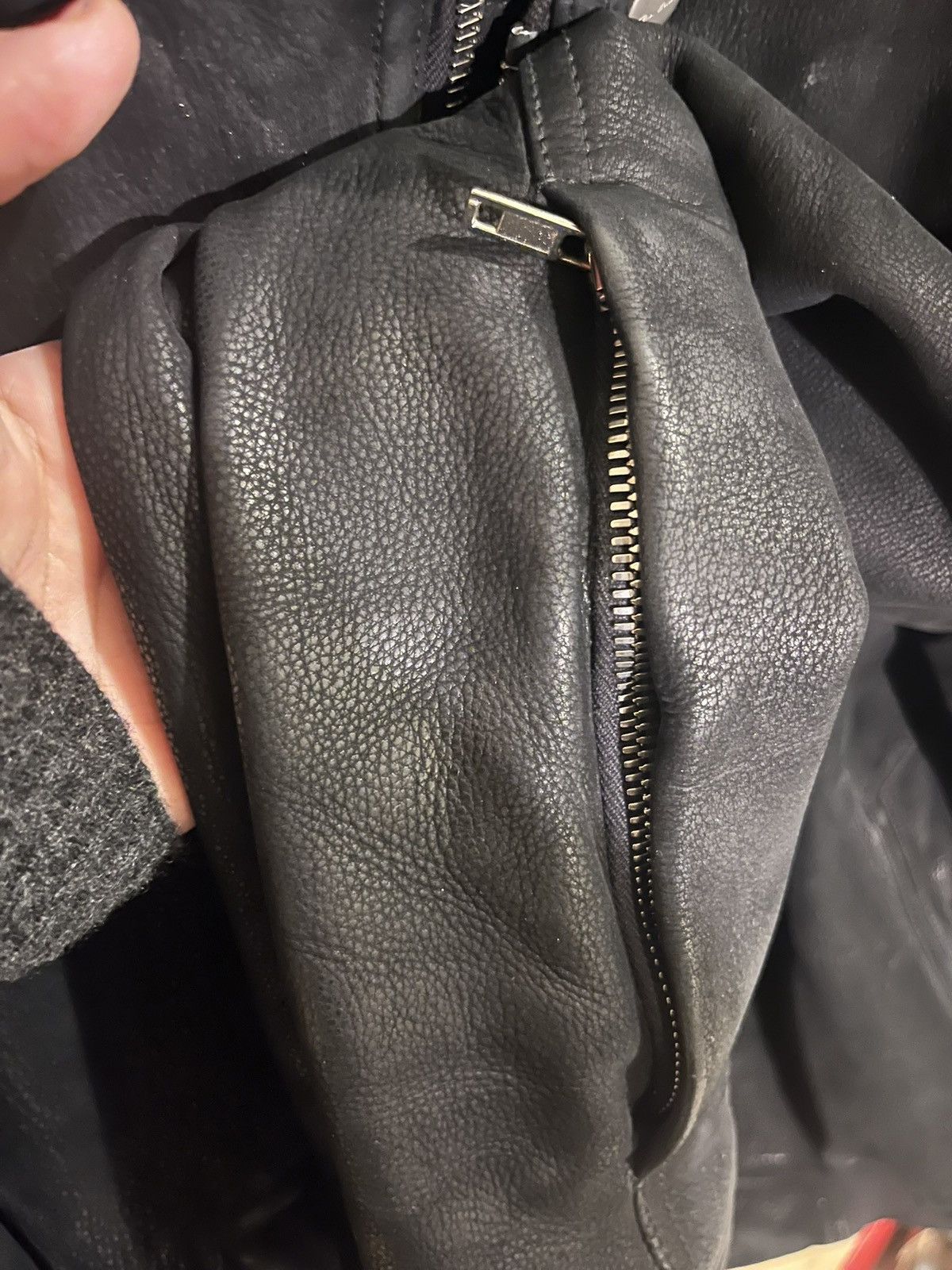Rick Owens Rick Owens leather bomber Size US M / EU 48-50 / 2 - 8 Thumbnail