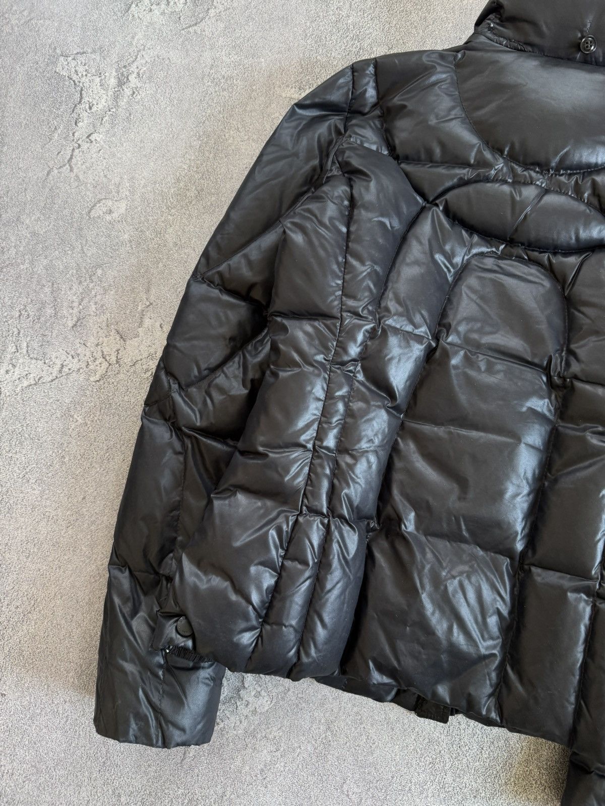 Vintage Blauer USA L black down zip puffer jacket quilted Size L / US 10 / IT 46 - 20 Thumbnail