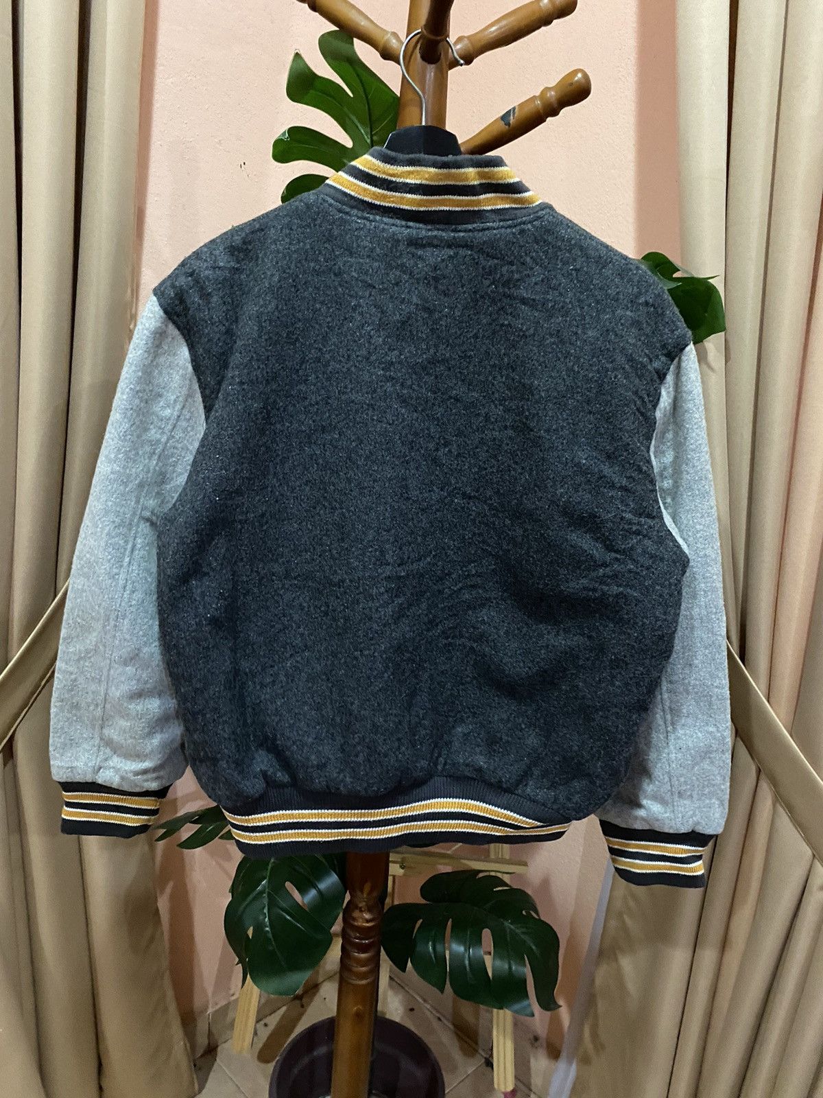 Other VINTAGE 90S MAC EYES WOOL VARSITY JACKET Size US M / EU 48-50 / 2 - 5 Thumbnail