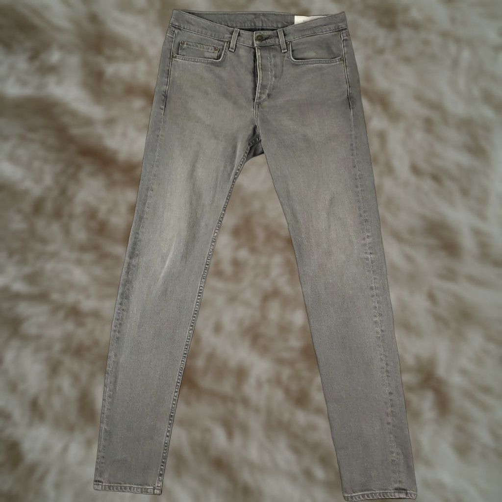Rag & Bone rag & bone Jeans Mens 34x33 Gray Extra Slim Fit Denim Pants Regular Waist 34 5-Pocket Design Straight Vintage No Size US 34 / EU 50 - 1 Thumbnail