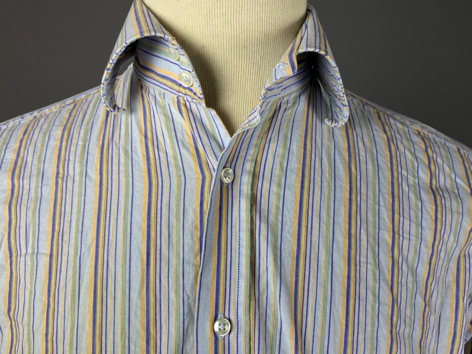 Katharine Hamnett London Katharine Hamnett London Stripe Shirt Size 41 / 16 Size US M / EU 48-50 / 2 - 7 Thumbnail
