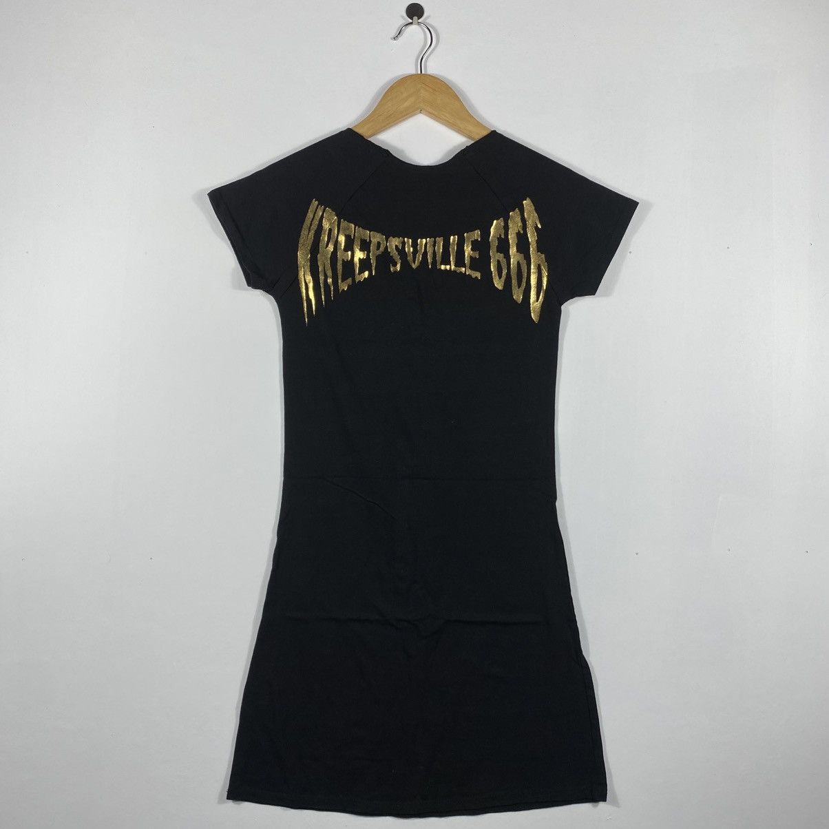 Expert Horror Vintage 2010 KREEPSVILLE 666 Skeleton Women Tops Tee Shirt Size S / US 4 / IT 40 - 5 Thumbnail