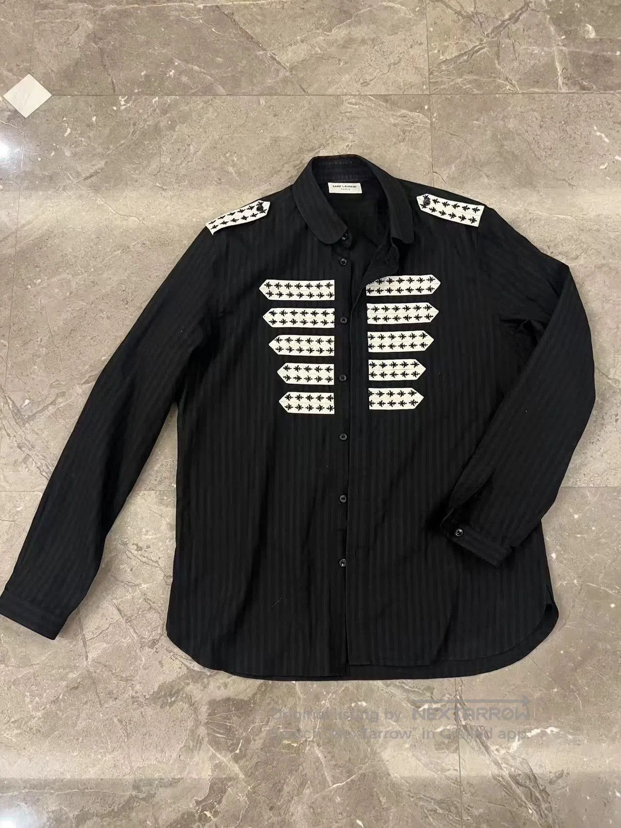 Saint Laurent Paris Black Long Sleeve Button. Size US L / EU 52-54 / 3 - 2 Thumbnail
