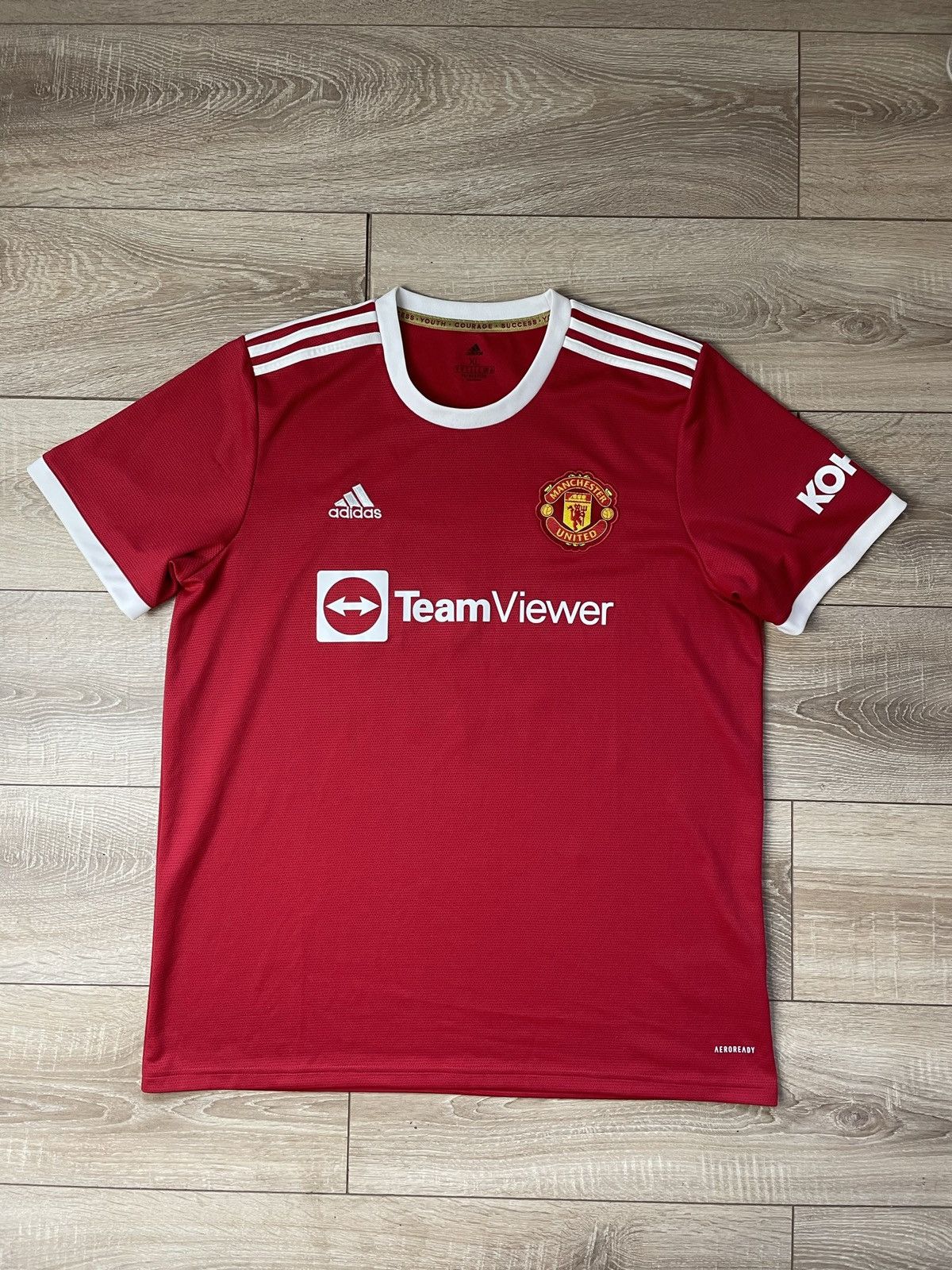 Adidas Sancho 25 Manchester United 2021 22 Home Soccer jersey Shirt Size US XL / EU 56 / 4 - 3 Thumbnail
