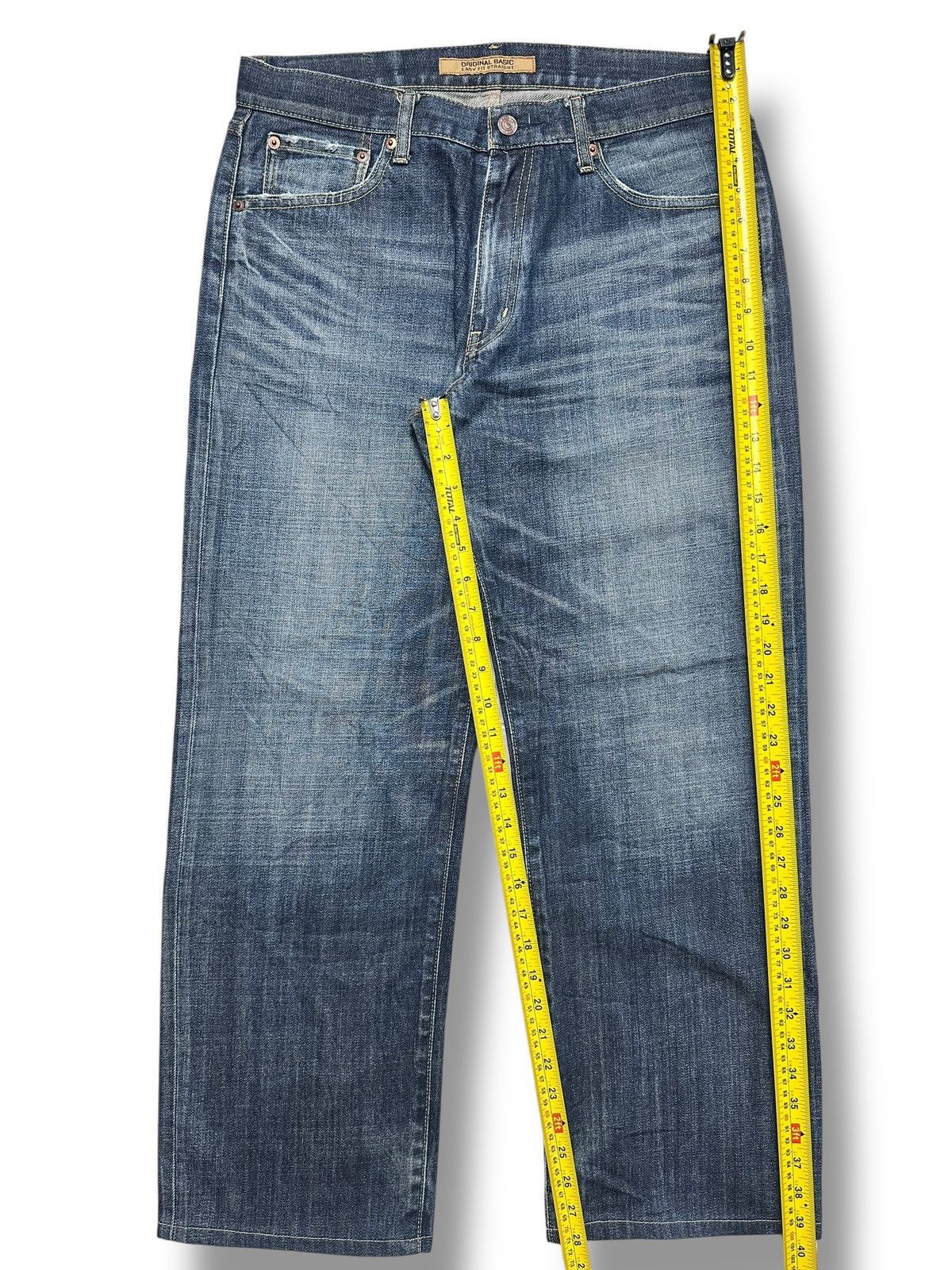 Uniqlo Uniqlo Relaxed Fit Straight Japan Jeans Faded Wash Size US 34 / EU 50 - 15 Thumbnail