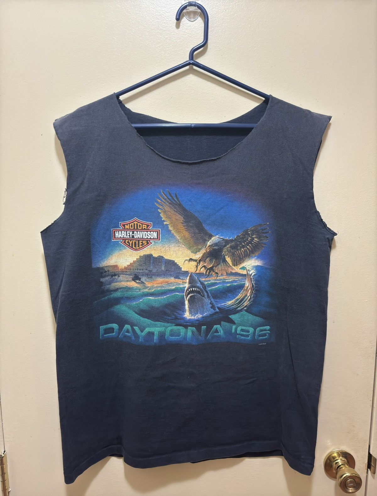 Harley Davidson Vintage 1996 Daytona Harley Davidson Size US L / EU 52-54 / 3 - 1 Thumbnail