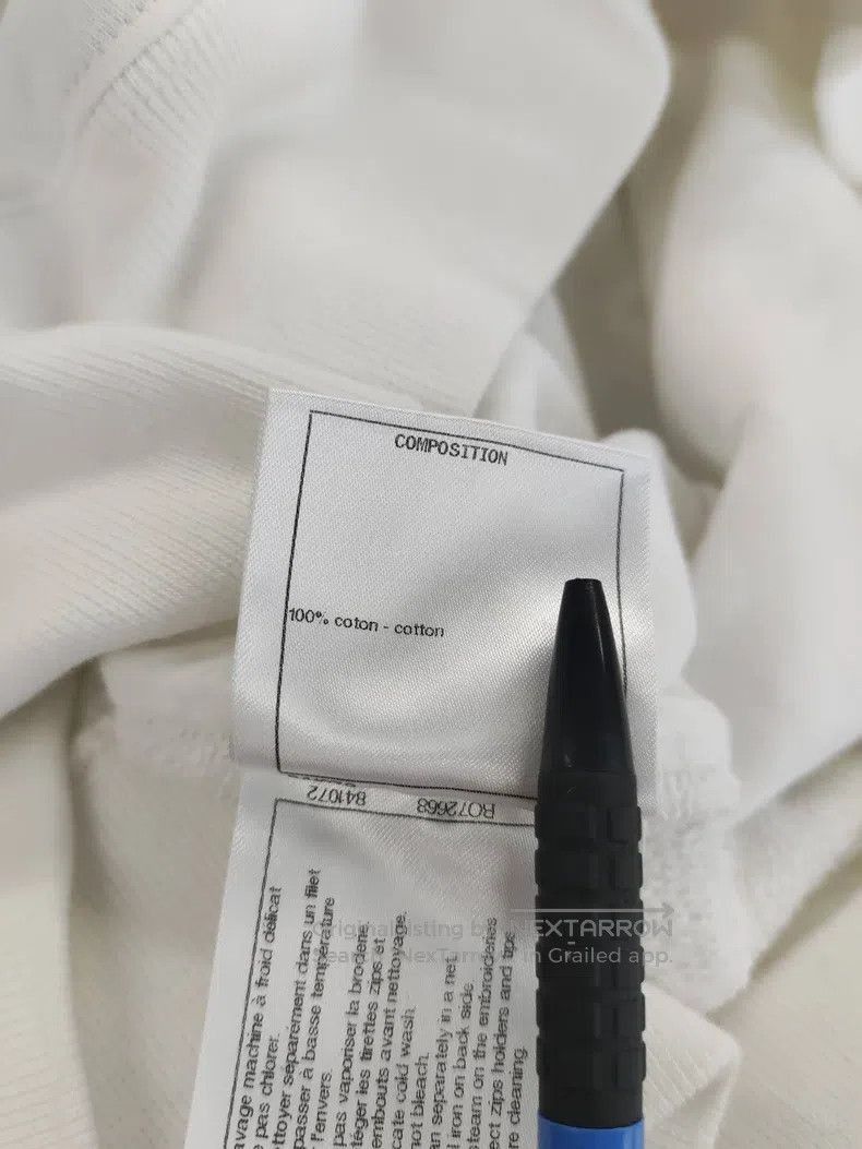 Chanel Chanel White graffiti sweatshirt jacket Size L / US 10 / IT 46 - 5 Thumbnail