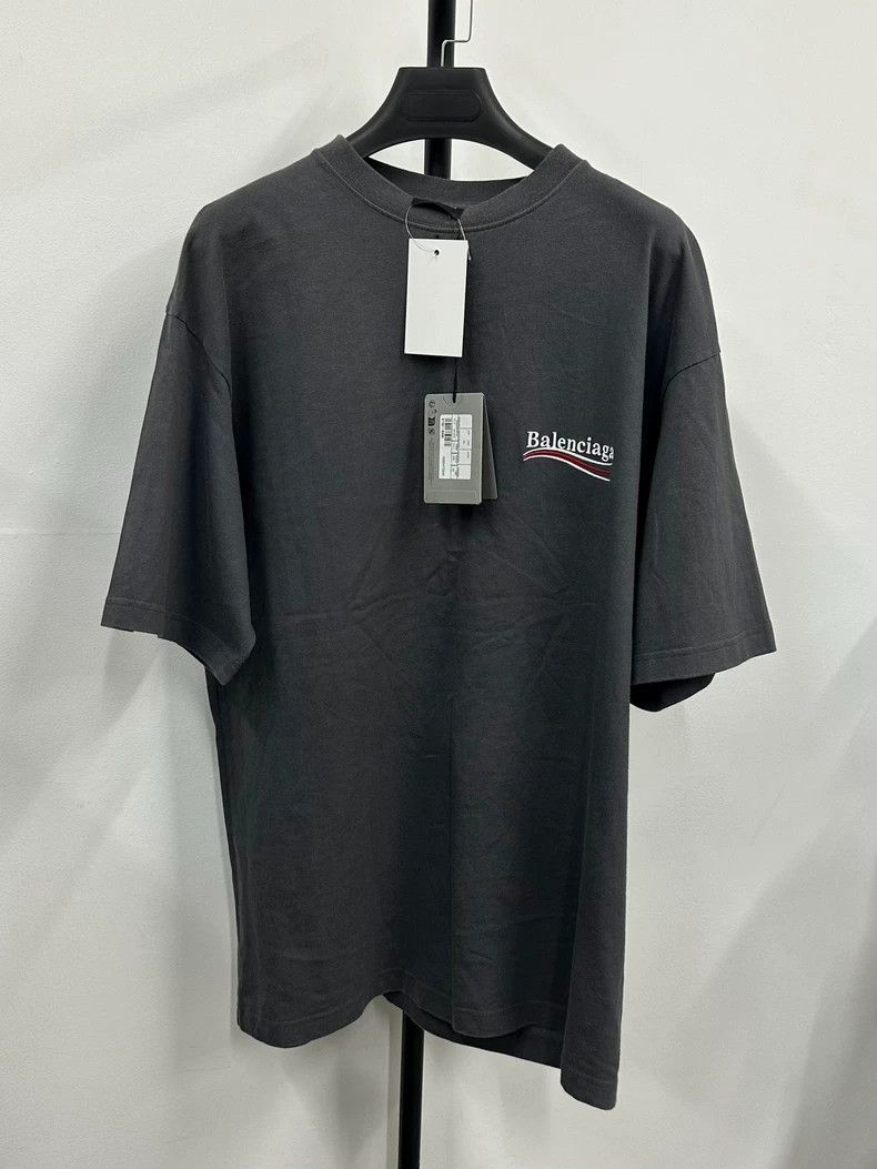 Balenciaga Balenciaga SS22 Solid Letter Embroidered Crew Neck Short Sl Size US XS / EU 42 / 0 - 1 Thumbnail