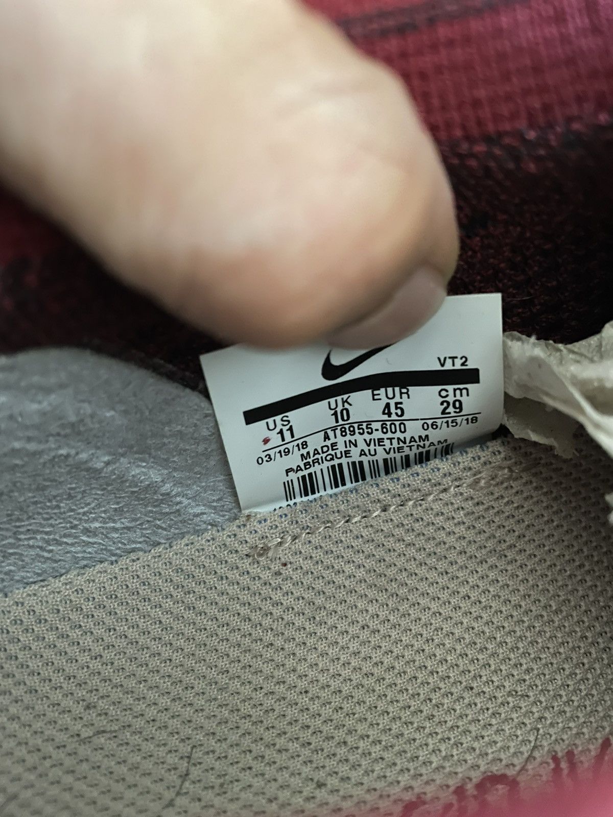 Nike Nike Air VaporMax 2 Jacket Pack Size US 11 / EU 44 - 10 Thumbnail