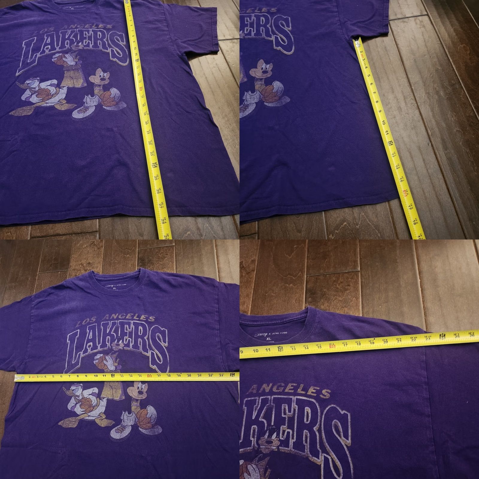 Junk Food VINTAGE Los Angeles Lakers Men's Junk Food Purple Disney Mickey Squad T-shirt XL Size US XL / EU 56 / 4 - 8 Thumbnail