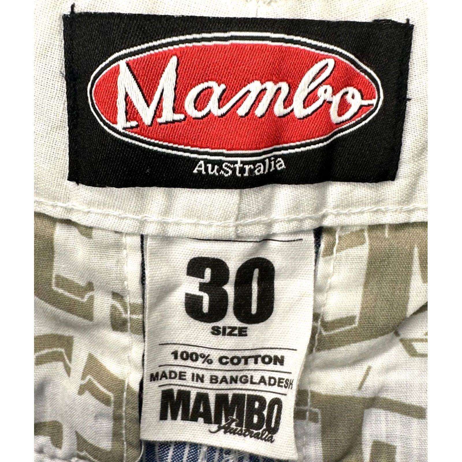 Mambo Mambo Shorts Mens 30 Dark Blue Pinstripe Khakis Casual Flat Front Pockets NEW UI DP Size US 30 / EU 46 - 5 Thumbnail