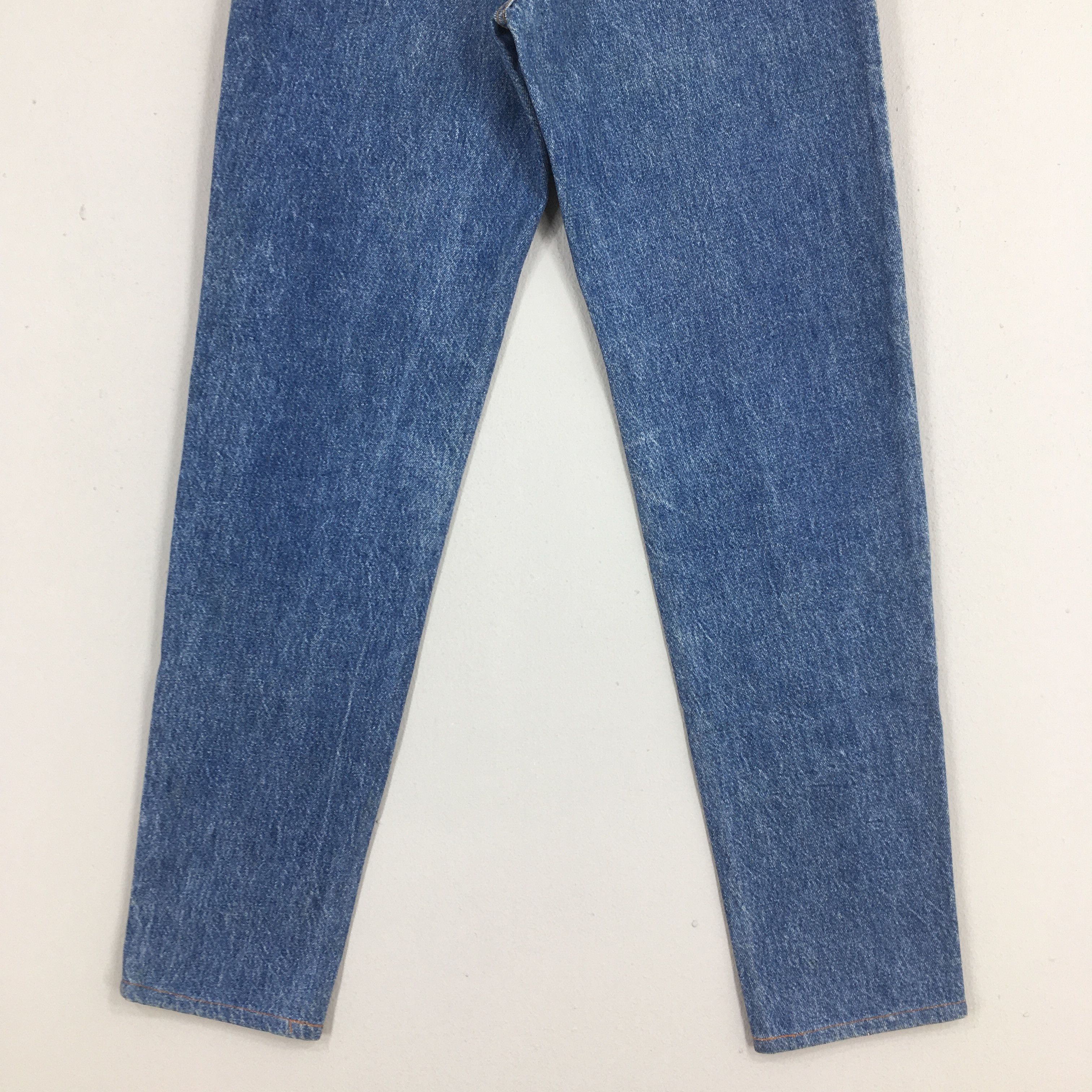 Levi's Size 23x30 Vintage 90s Levi's 501 Dark Blue Jeans S1873 Size 23" - 9 Thumbnail