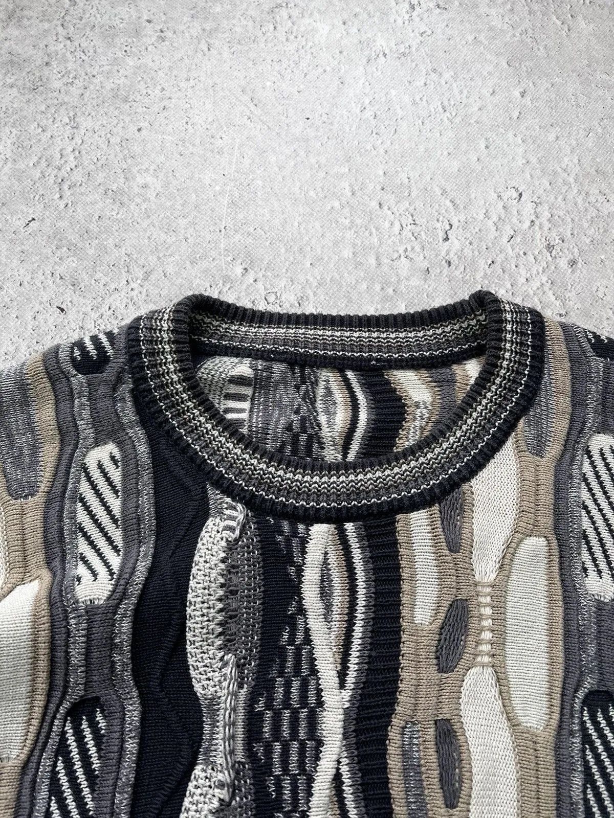Carlo Colucci Japanese knitted Carlo colucci style multicolour style sweater Size US L / EU 52-54 / 3 - 7 Thumbnail