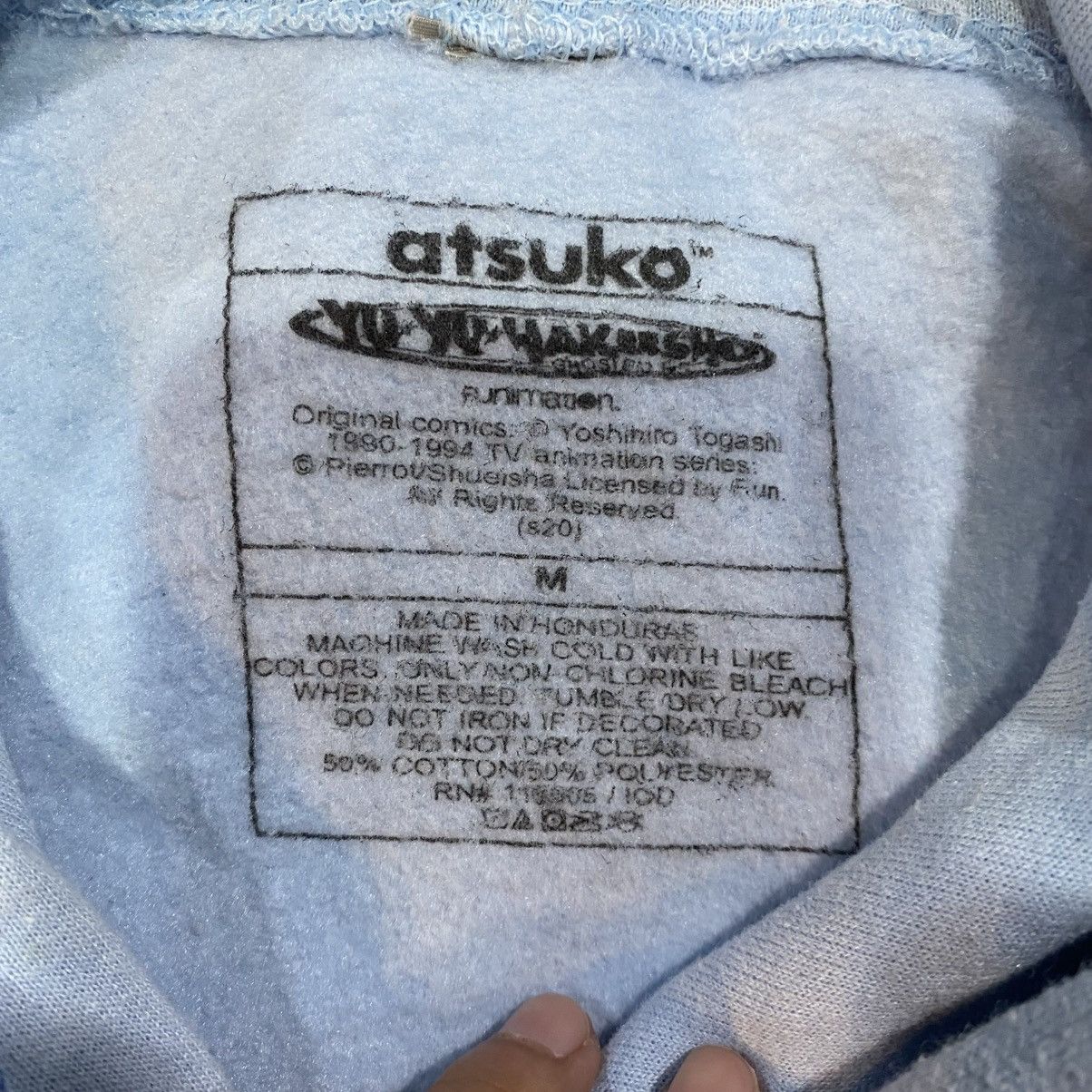 Japanese Brand × Vintage Japanese Brand Yu Yu Hakusho Anime Hoodie Japan Size US L / EU 52-54 / 3 - 12 Thumbnail