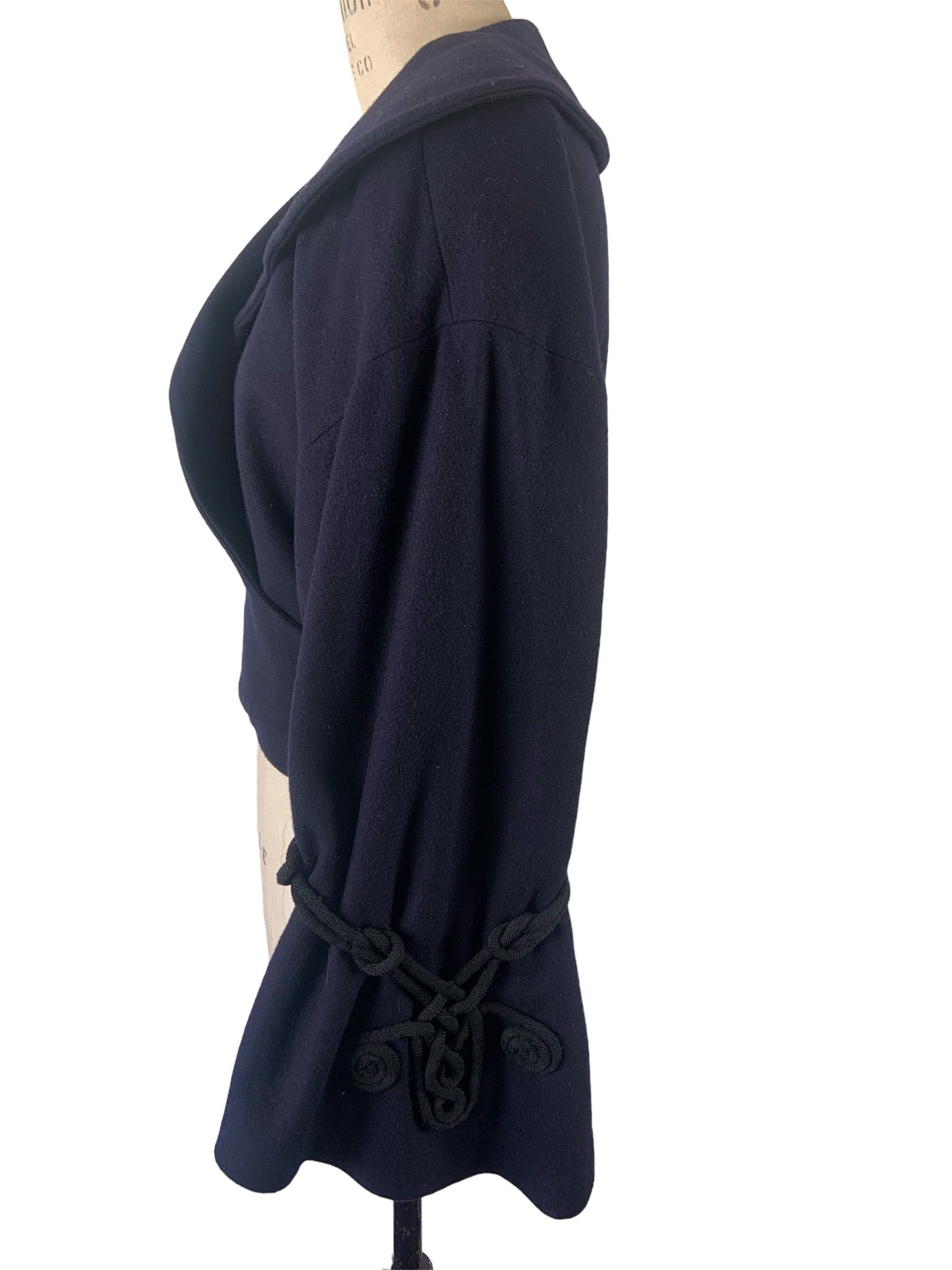 Other Mark Collection Wool Wrap Jacket Size M / US 6-8 / IT 42-44 - 4 Thumbnail